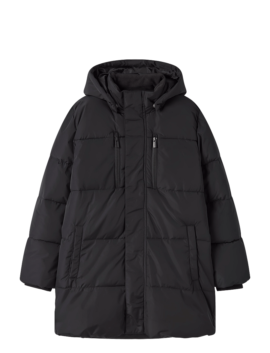 name it - NKMMEDOW03 PUFFER JACKET FO - vinterjackor - black - 0