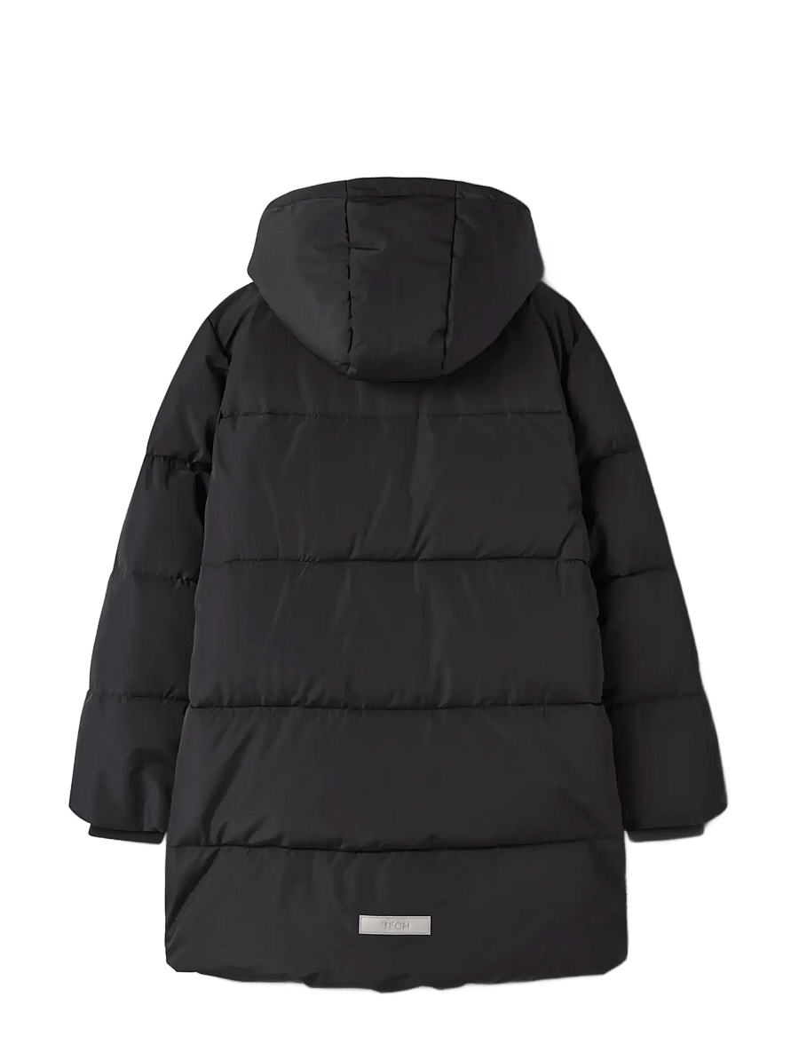 name it - NKMMEDOW03 PUFFER JACKET FO - vinterjackor - black - 1