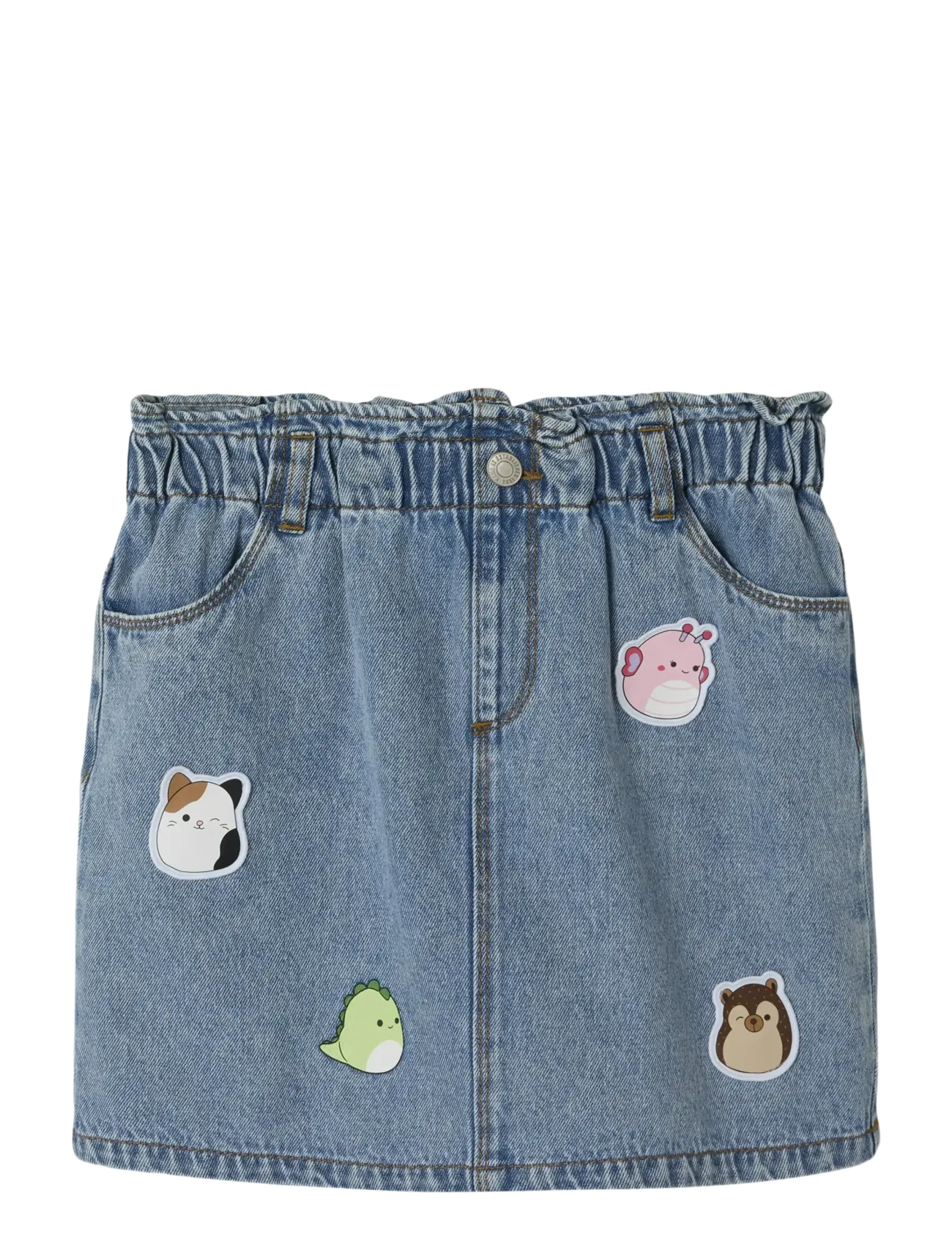 name it NKFOVA SQUISH DENIM SKIRT BFU - Denim skirts - MEDIUM BLUE DENIM / blue