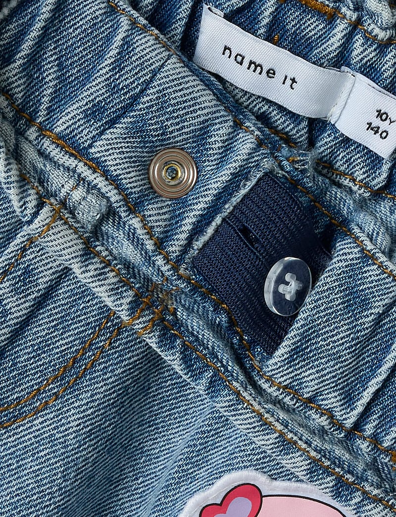 name it - NKFOVA SQUISH DENIM SKIRT BFU - jeansröcke - medium blue denim - 2