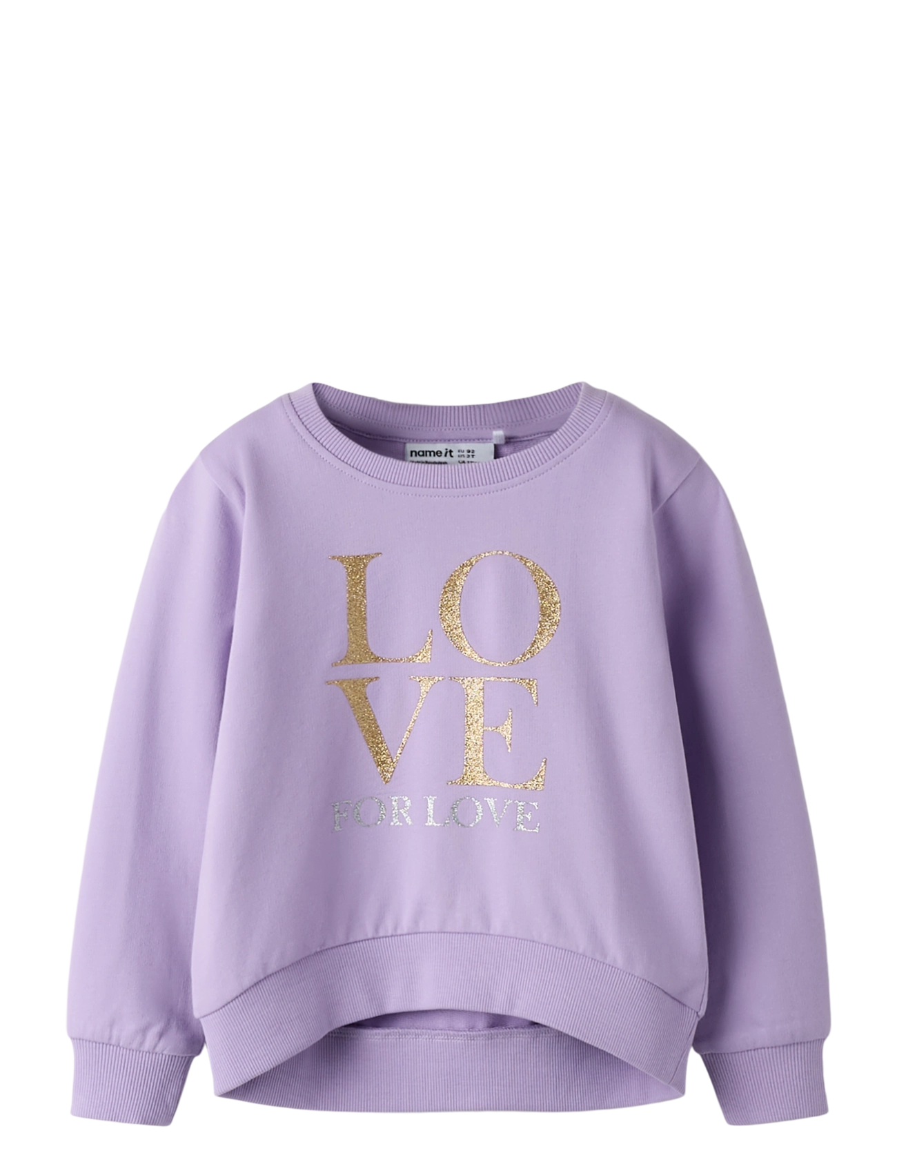 name it NMFPBOPPI SWEAT UNB - Inspiration - LAVENDULA / purple