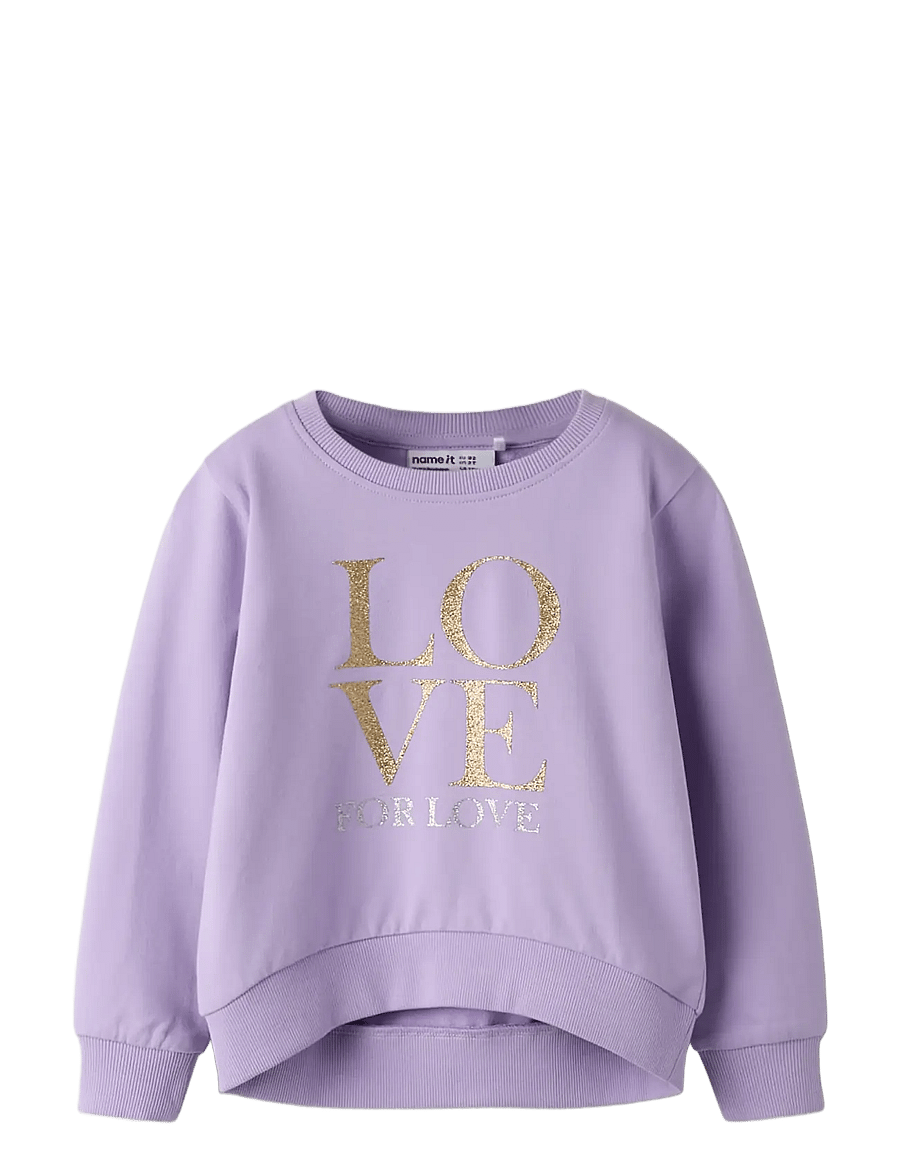 name it - NMFPBOPPI SWEAT UNB - pullover - lavendula - 2