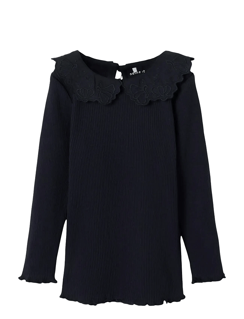 name it - NMFPDAHLIA LS XSL TOP - langærmede t-shirts - dark sapphire - 1