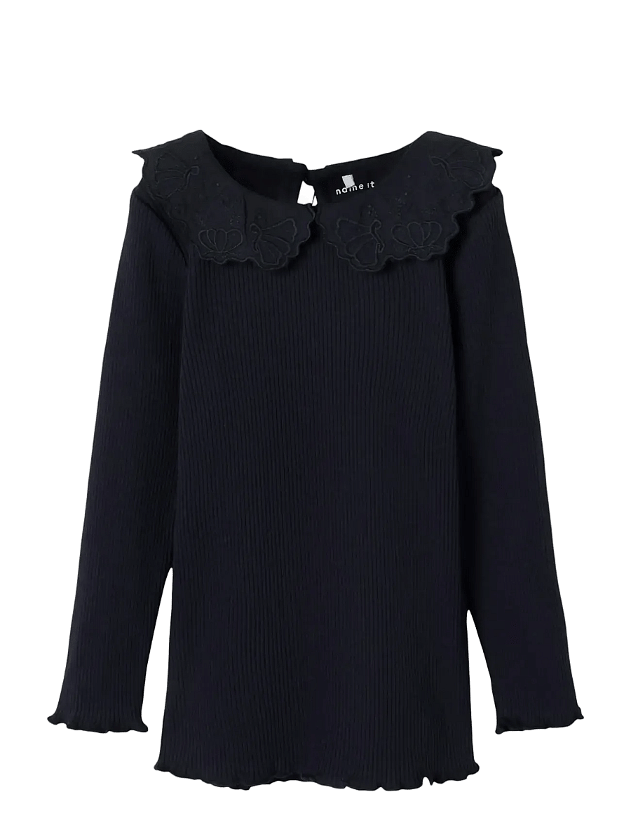 name it - NMFPDAHLIA LS XSL TOP - langärmelig - dark sapphire - 1