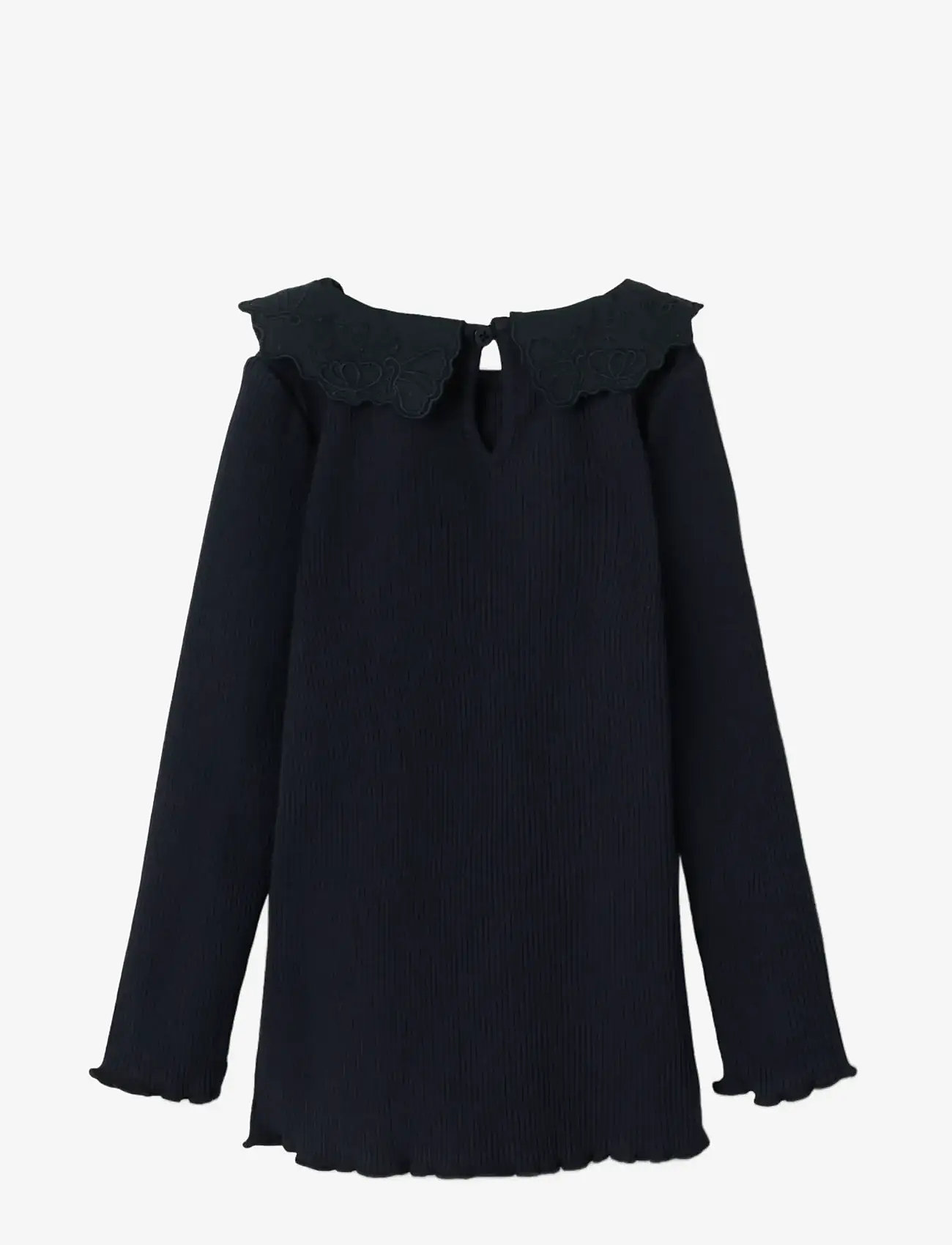 name it - NMFPDAHLIA LS XSL TOP - langærmede t-shirts - dark sapphire - 2