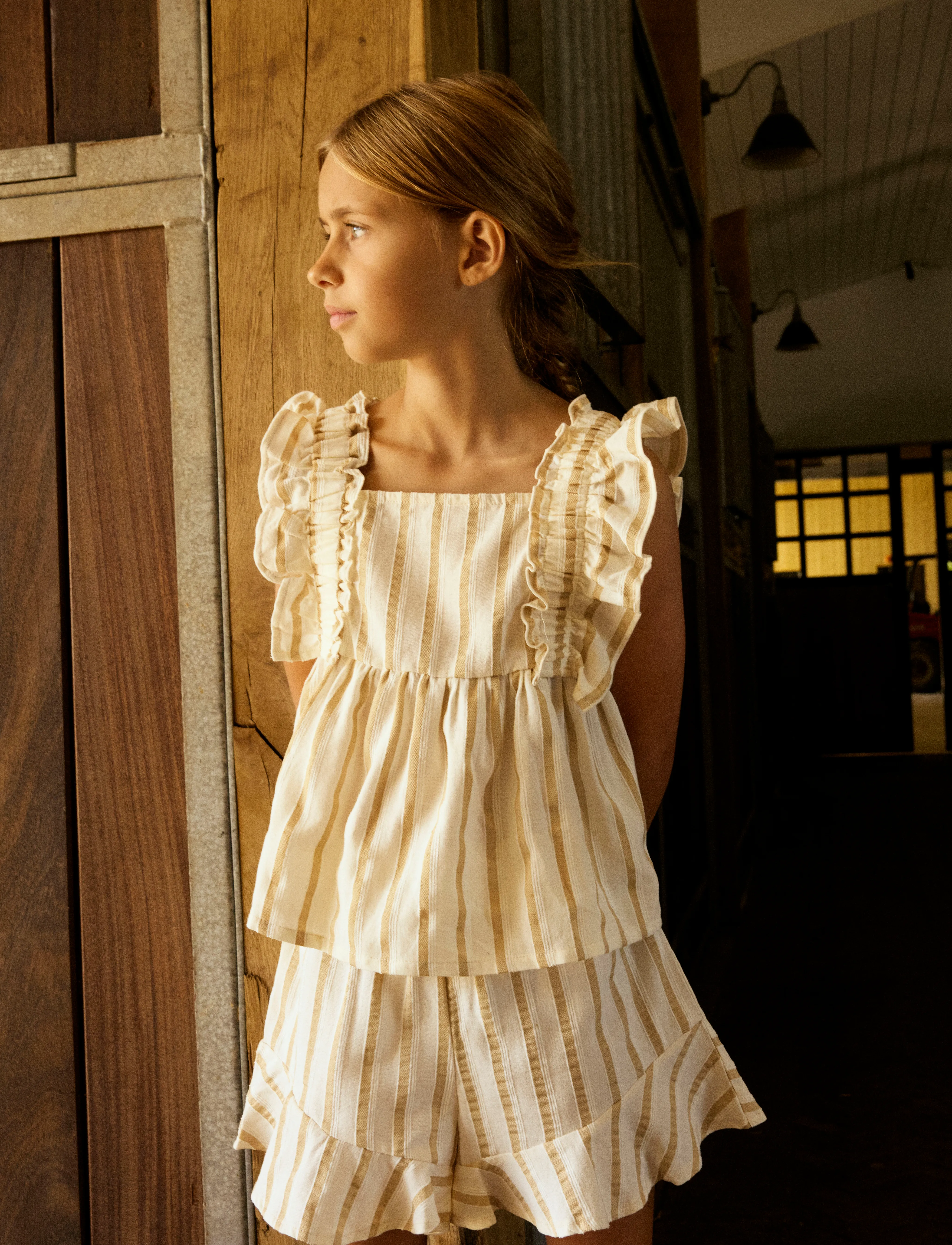 name it - NKFHERDON CAP SL TOP - summer savings - bleached sand - 3