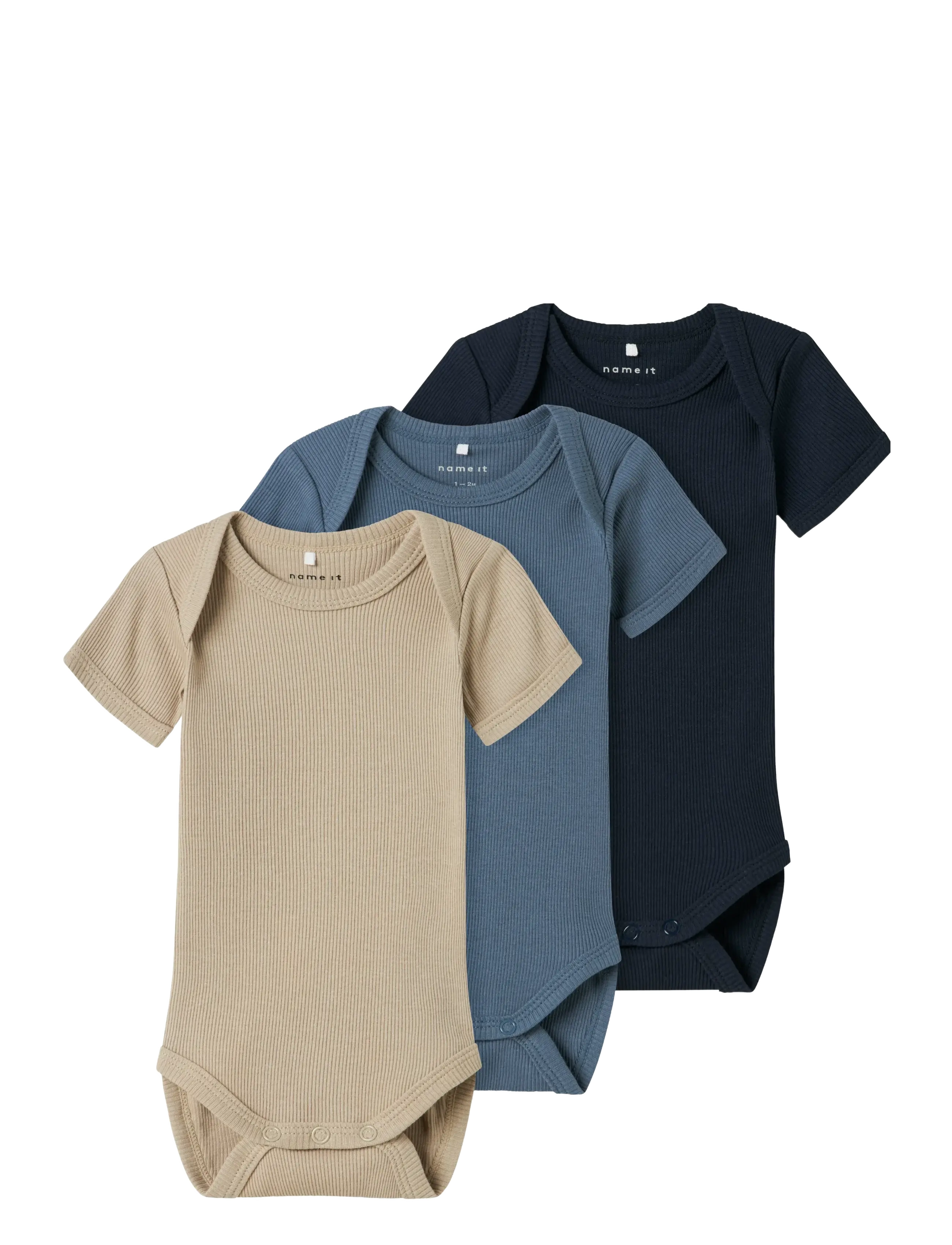 name it NBNBODY 3P SS SOLID RIB NOOS - Bodies - CHINA BLUE / blue