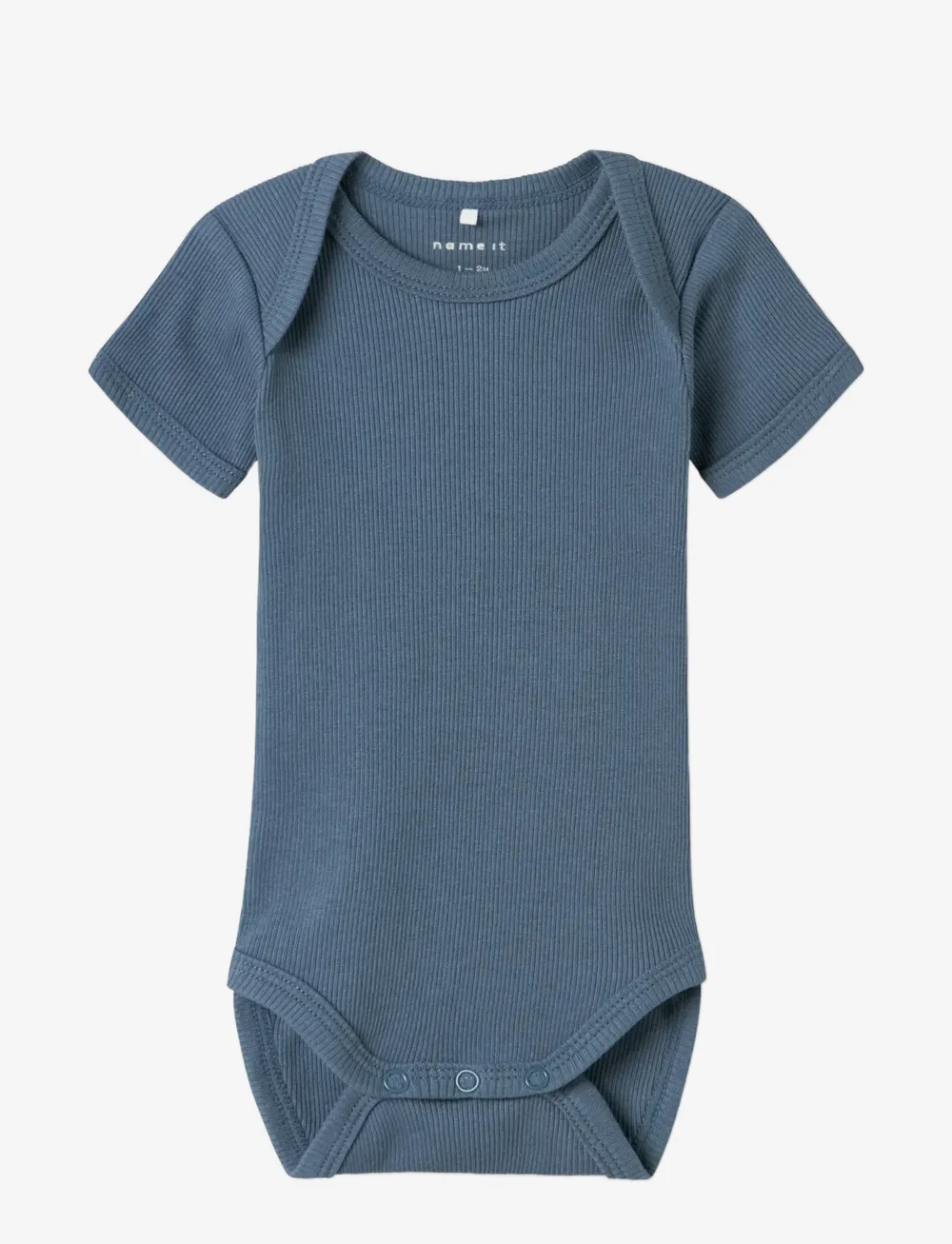 name it - NBNBODY 3P SS SOLID RIB NOOS - multipack bodys - china blue - 3