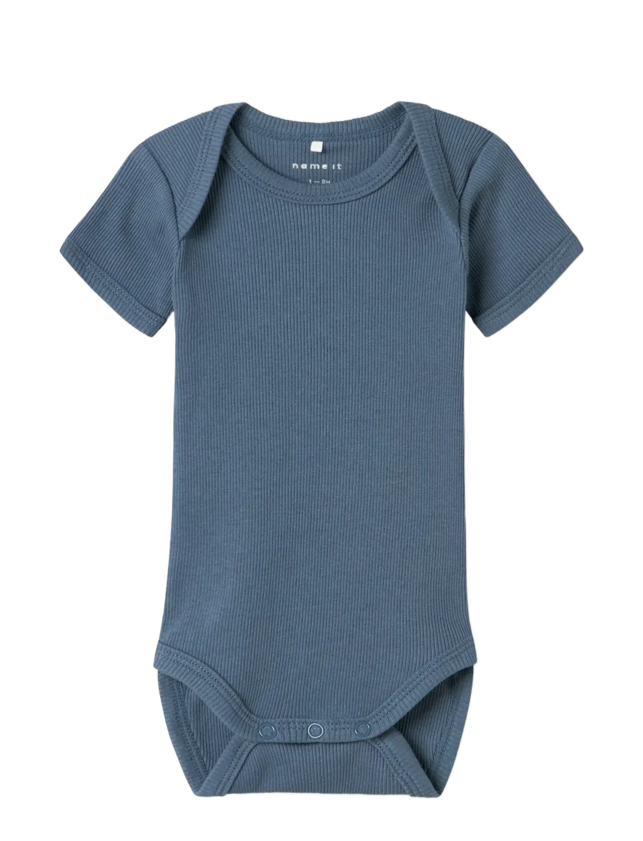 name it - NBNBODY 3P SS SOLID RIB NOOS - komplety body - china blue - 3