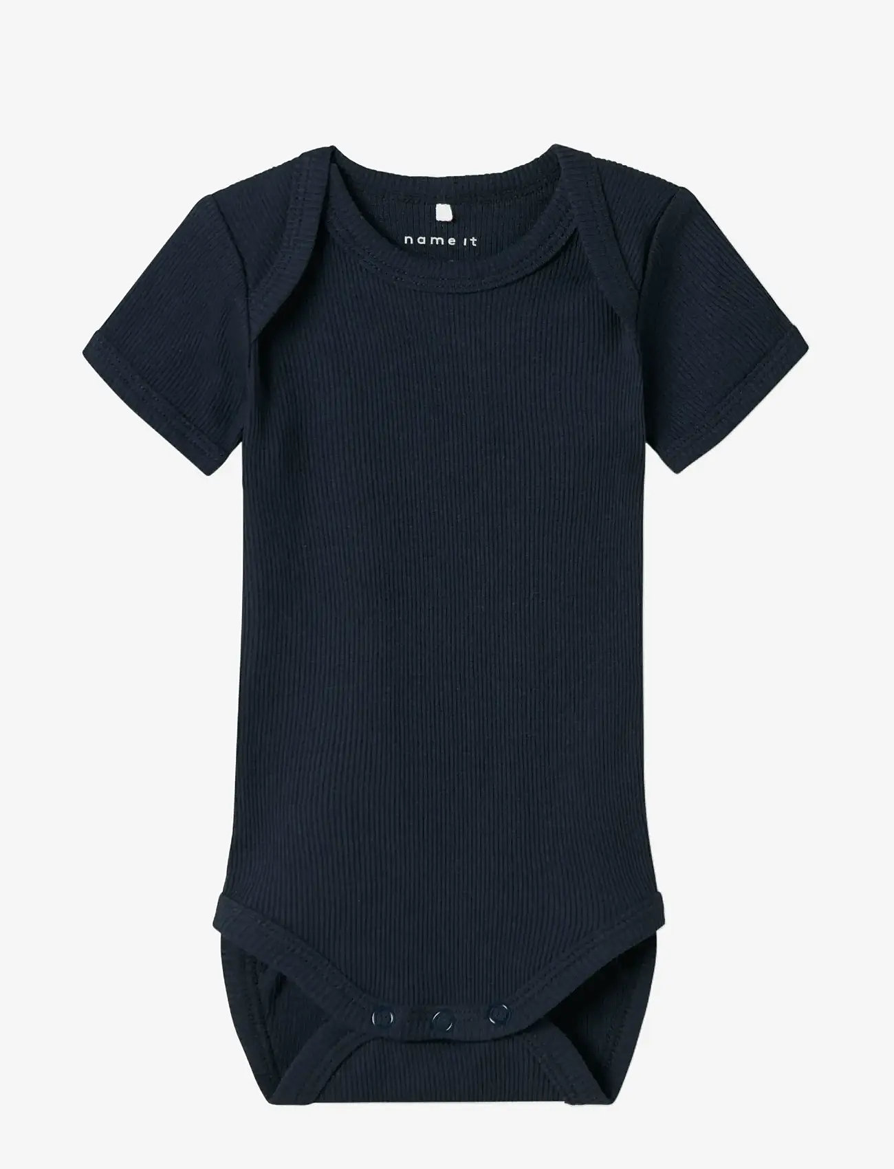 name it - NBNBODY 3P SS SOLID RIB NOOS - kurzärmelige - china blue - 3