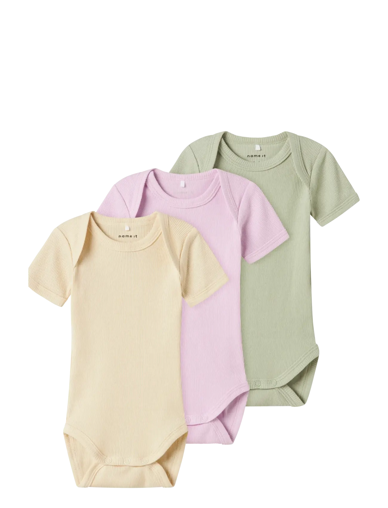 name it NBNBODY 3P SS SOLID RIB NOOS - Bodyer i multipack - WINSOME ORCHID / pink/rose