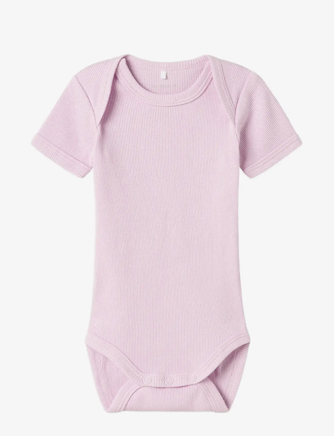 name it - NBNBODY 3P SS SOLID RIB NOOS - kortærmede - winsome orchid - 2