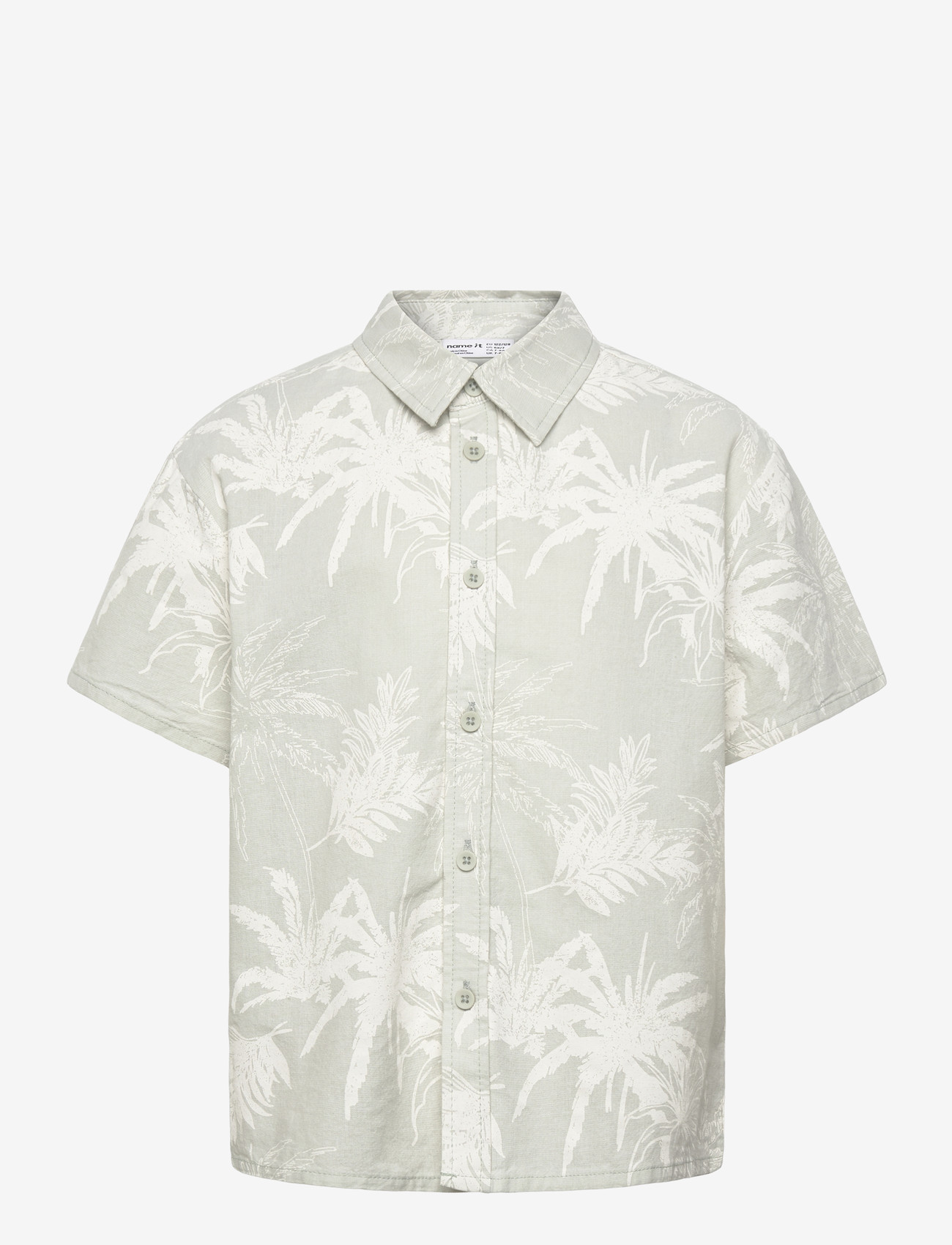 name it - NKMHEJON SS NREG SHIRT - lühikeste varrukatega särgid - pale aqua - 0
