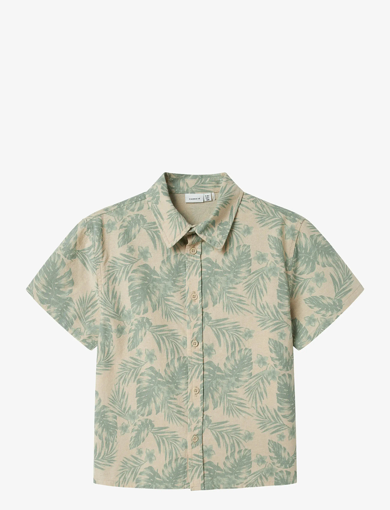 name it - NKMHEJON SS NREG SHIRT - short-sleeved shirts - peyote - 0