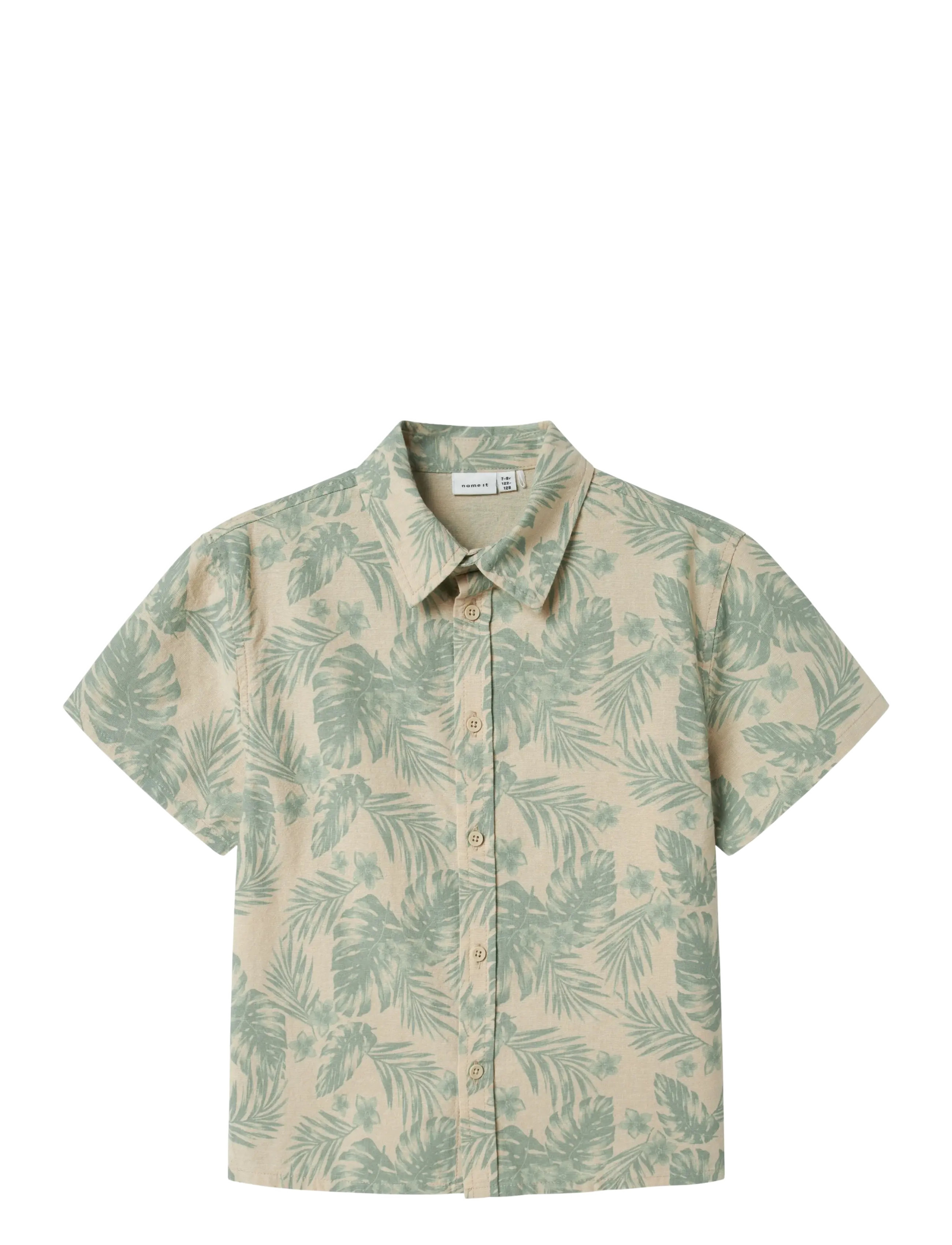 name it NKMHEJON SS NREG SHIRT - Skjorter - PEYOTE / beige