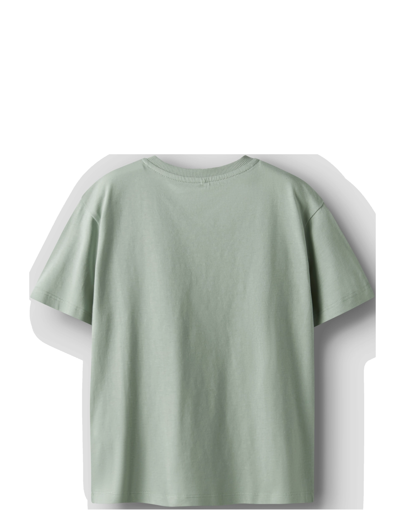 name it - NKMHALS SS NREG TOP - kortærmede t-shirts - aqua gray - 1