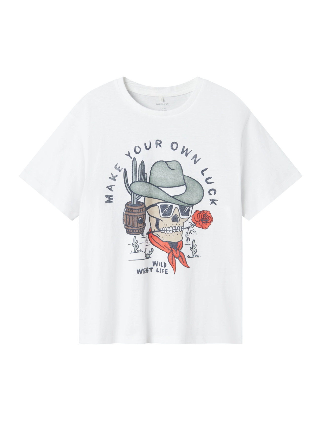 name it NKMHALS SS NREG TOP - Overdele - BRIGHT WHITE / white
