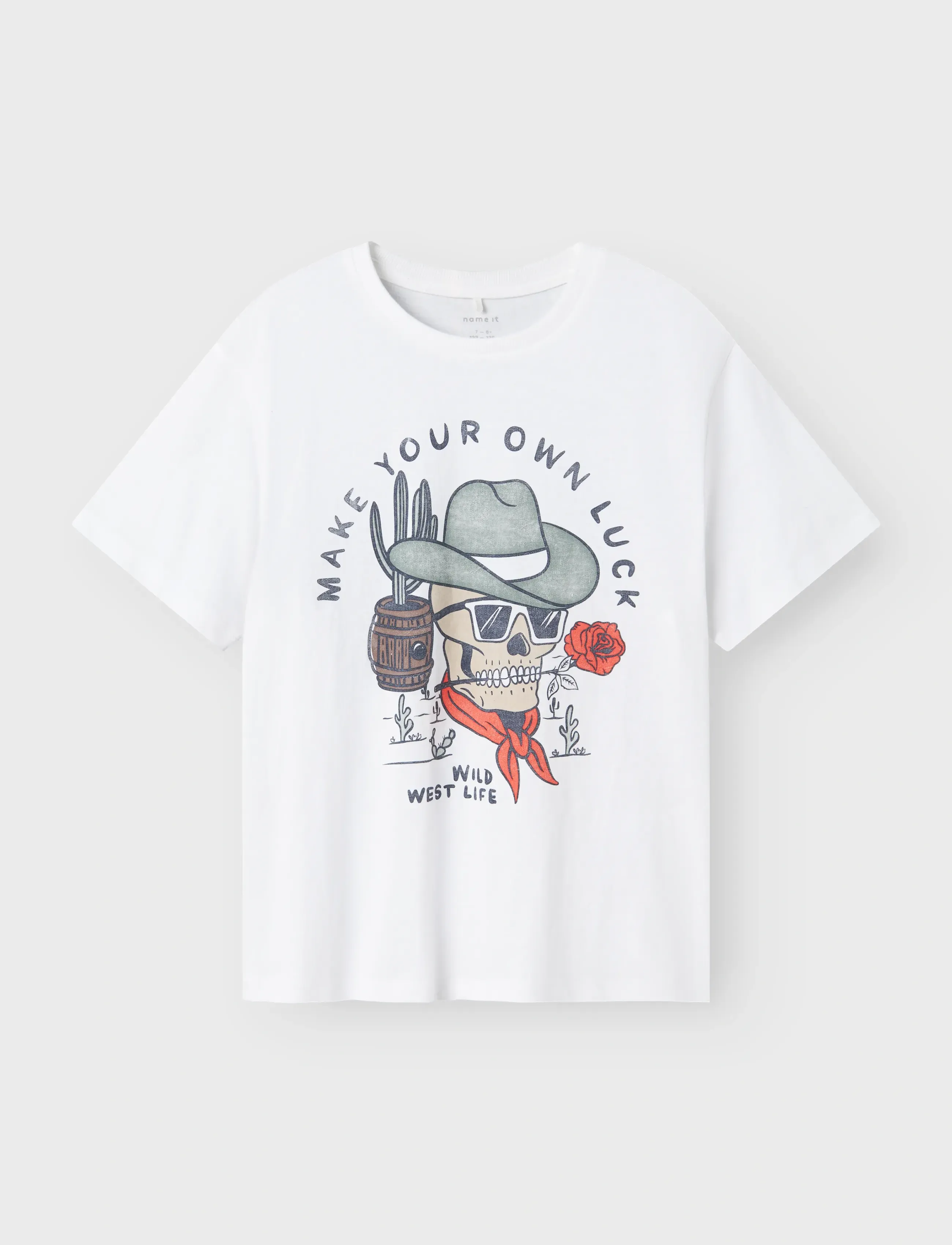 name it - NKMHALS SS NREG TOP - t-shirts - bright white - 2