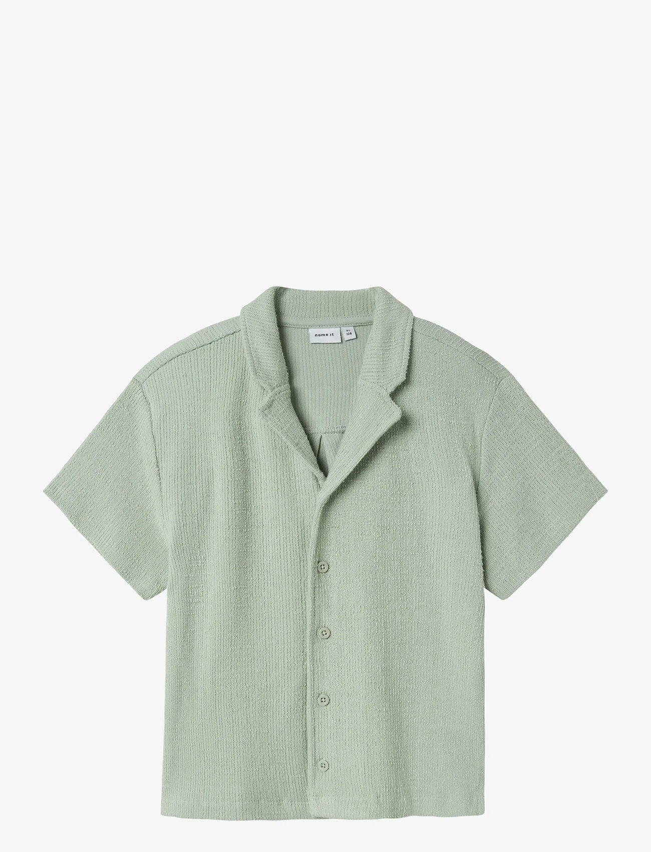 name it - NKMHIVAJ SS NREG SHIRT - lühikeste varrukatega särgid - aqua gray - 1