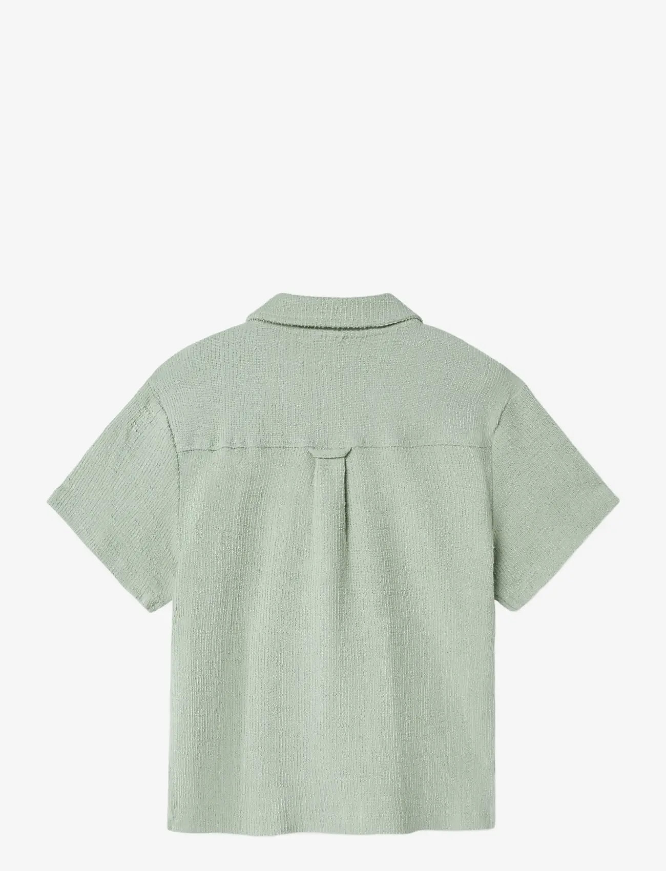 name it - NKMHIVAJ SS NREG SHIRT - lühikeste varrukatega särgid - aqua gray - 2