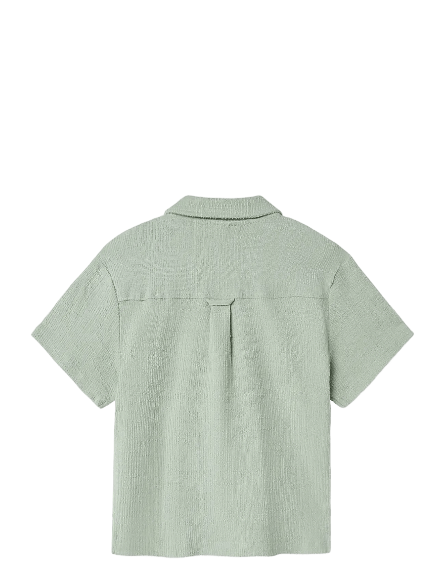 name it - NKMHIVAJ SS NREG SHIRT - chemises à manches courtes - aqua gray - 2