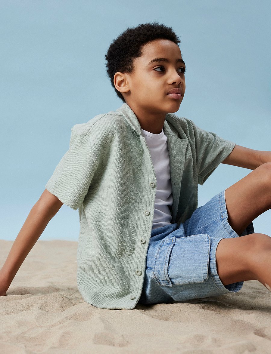 name it - NKMHIVAJ SS NREG SHIRT - chemises à manches courtes - aqua gray - 0