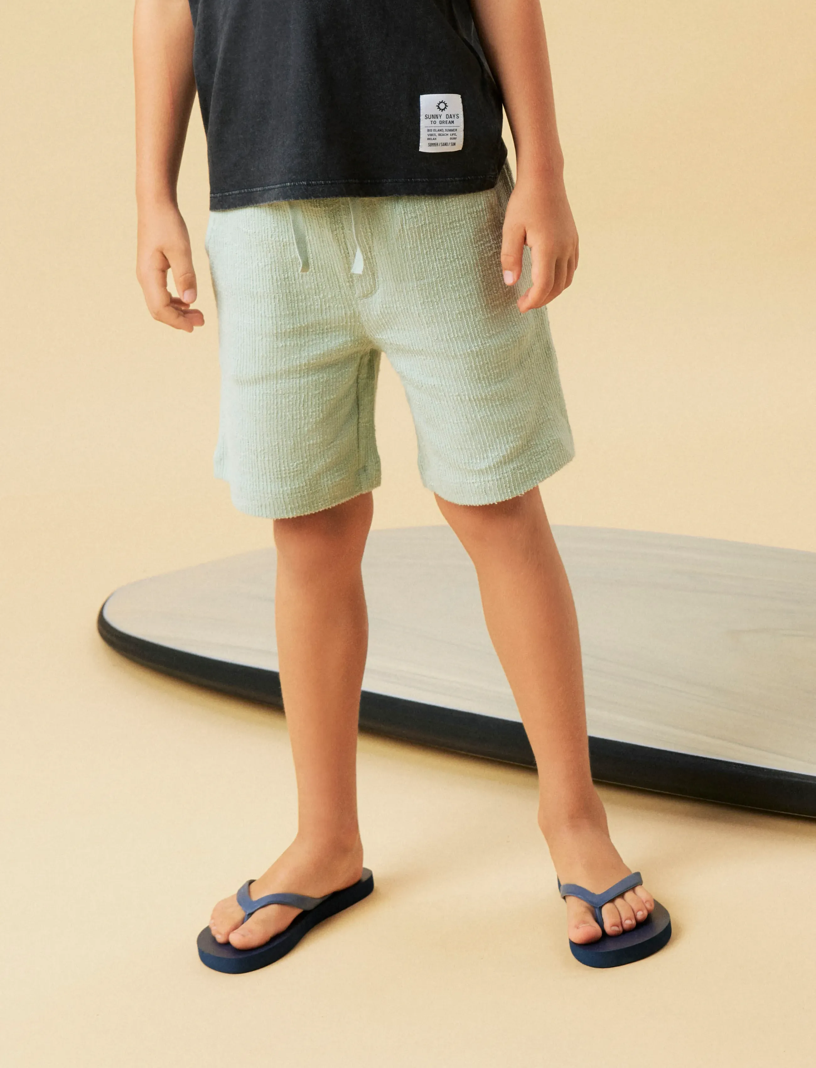 name it - NKMHIVAJ NREG SHORTS - lühikesed vabaajapüksid - aqua gray - 2