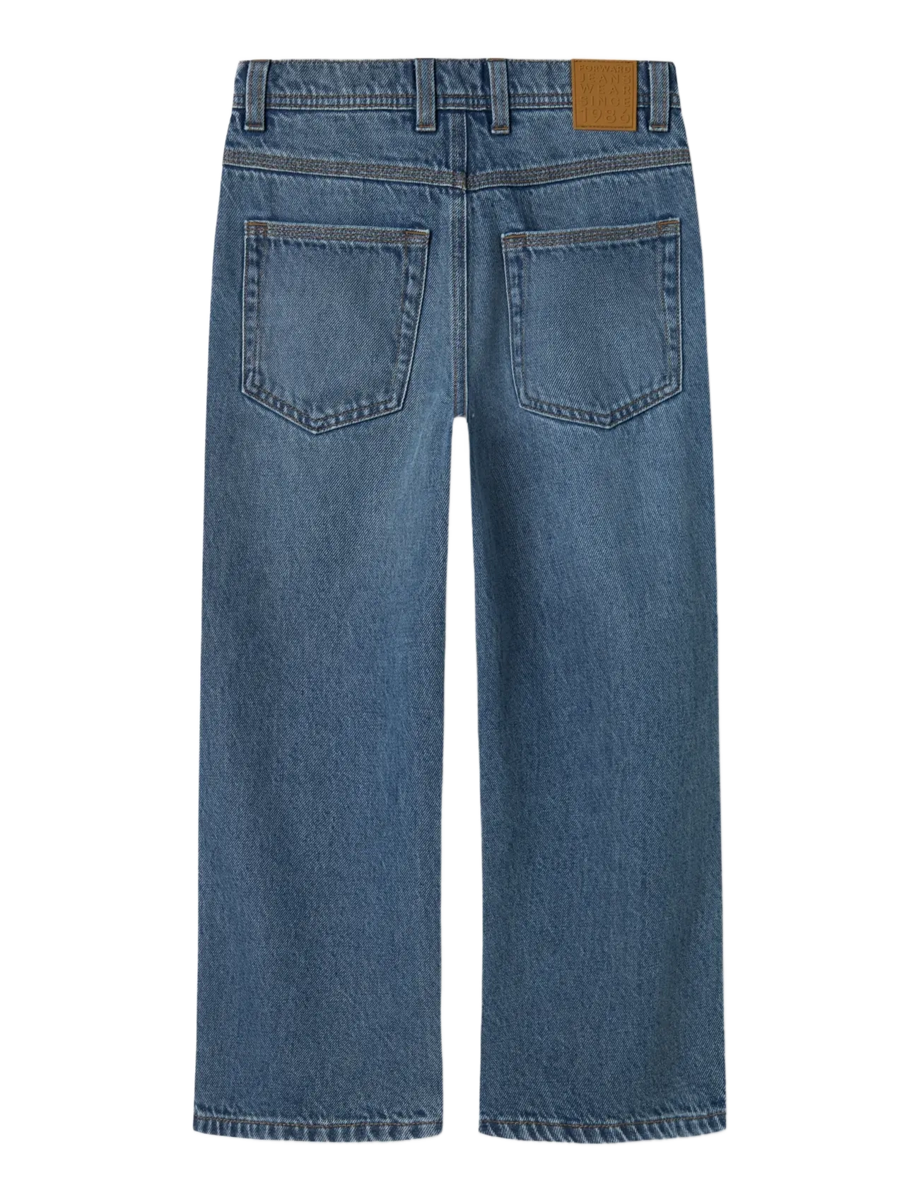 name it - NKMBEN SKATER JEANS 1990-LD NOOS - alt laienevad teksad - medium blue denim - 2