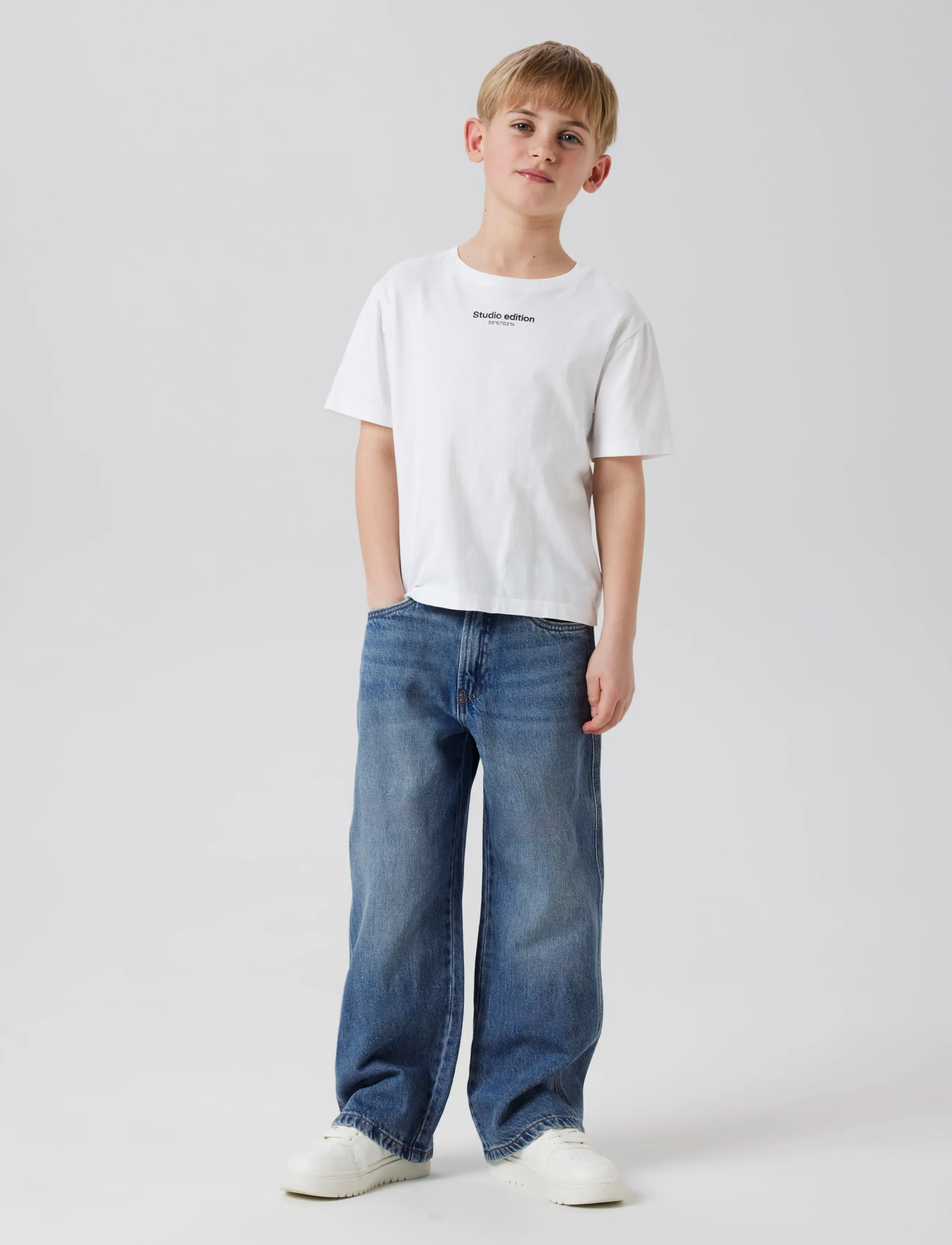 name it Nkmben Skater Jeans 1990-Ld Noos, Børn, Skater Jeans, Blå, Str: 164