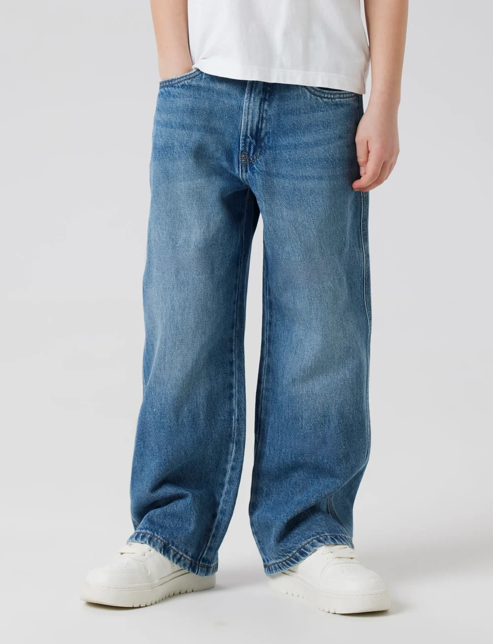 name it - NKMBEN SKATER JEANS 1990-LD NOOS - loose jeans - medium blue denim - 0