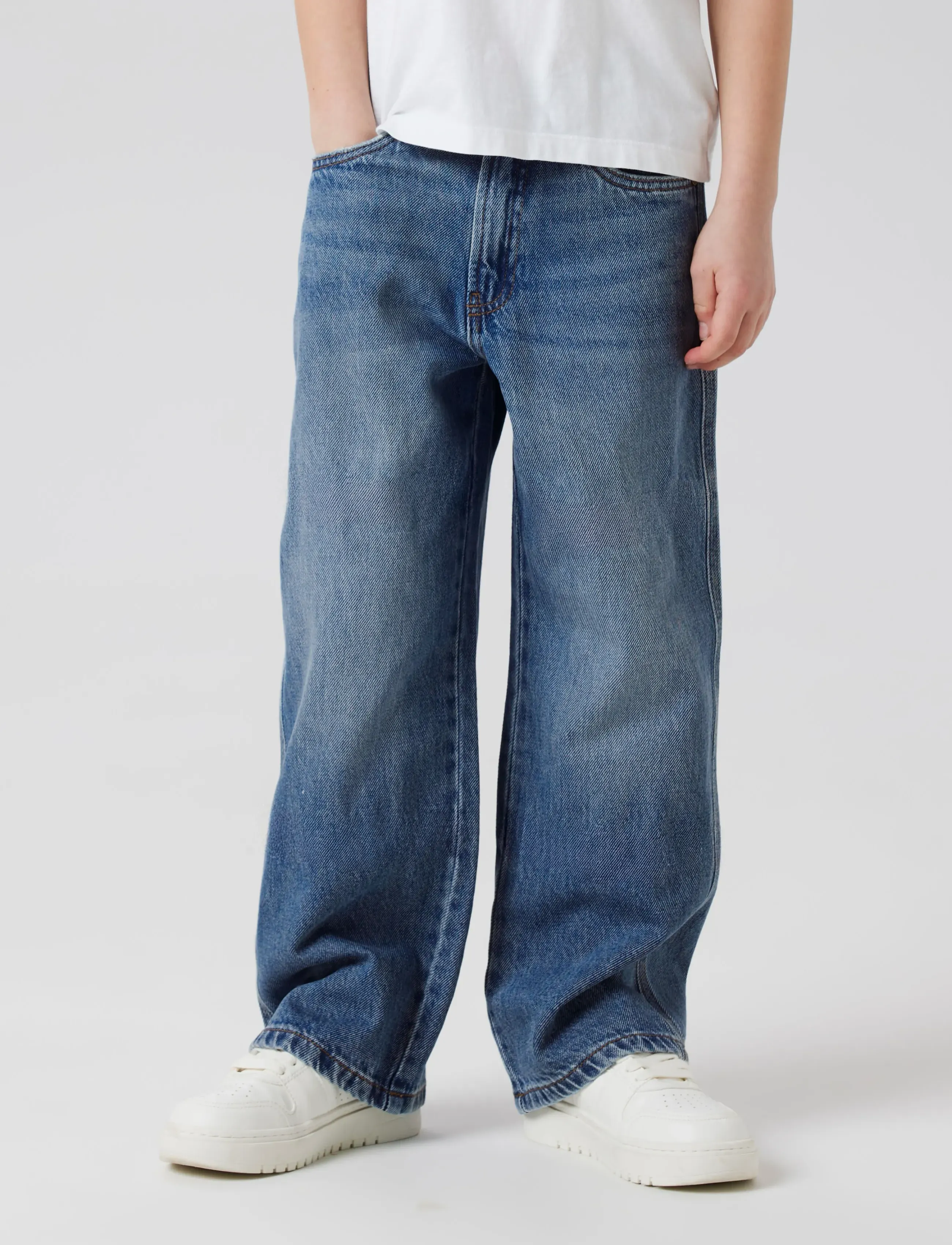 name it - NKMBEN SKATER JEANS 1990-LD NOOS - loose jeans - medium blue denim - 3