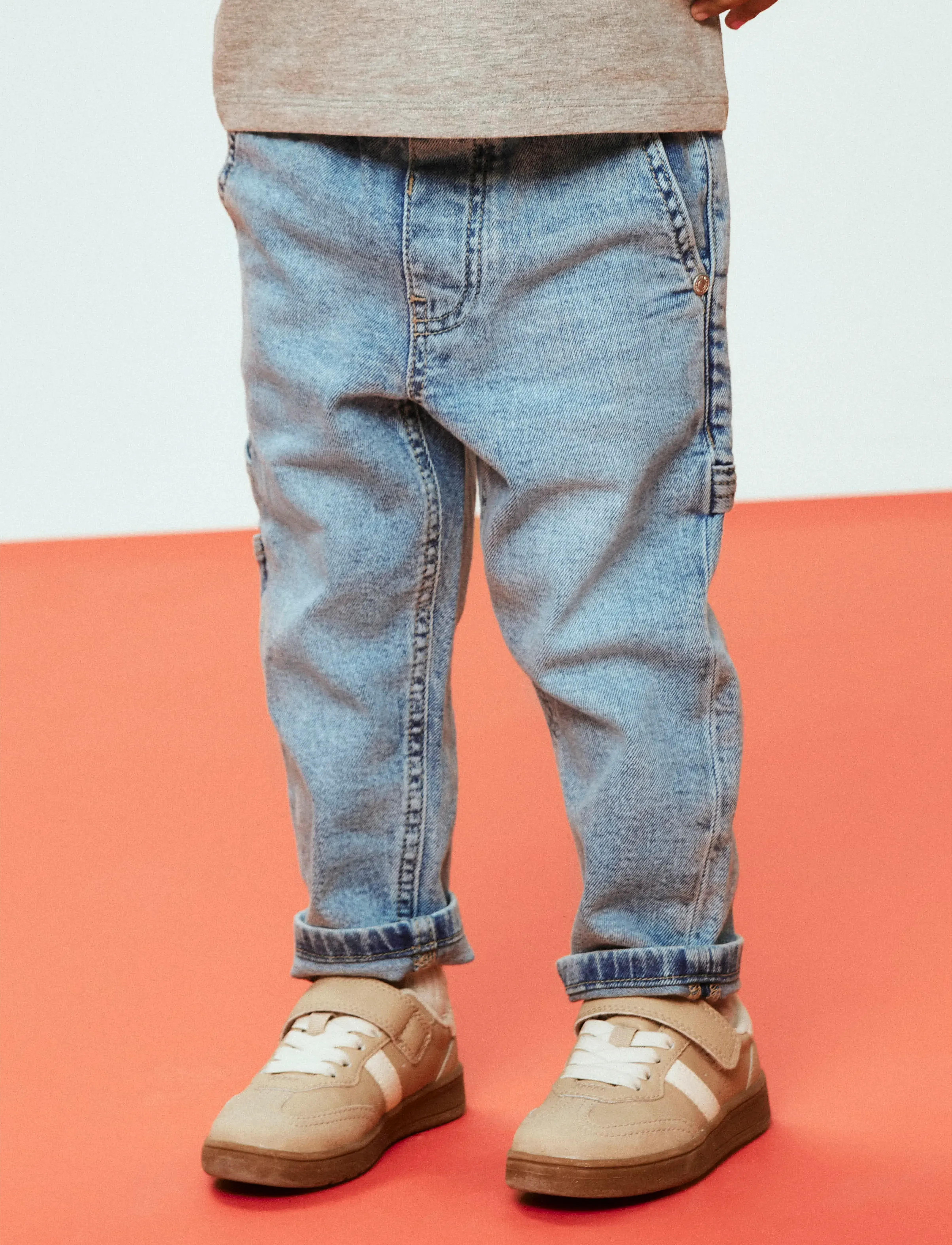name it NMMBEN TAPERED JEANS CARP 8940-BC NOOS - Underdele - VINTAGE MEDIUM BLUE DENIM / blue