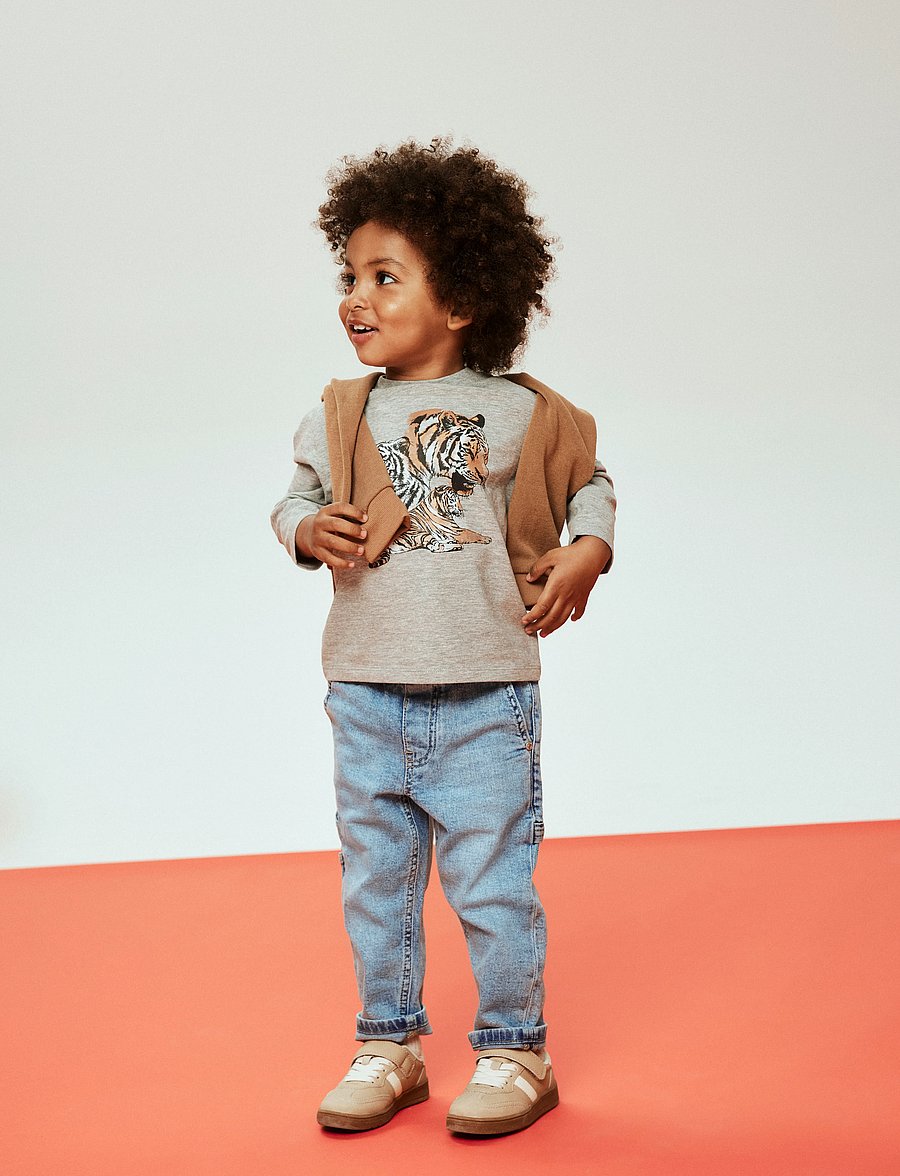 name it - NMMBEN TAPERED JEANS CARP 8940-BC NOOS - tapered jeans - vintage medium blue denim - 3