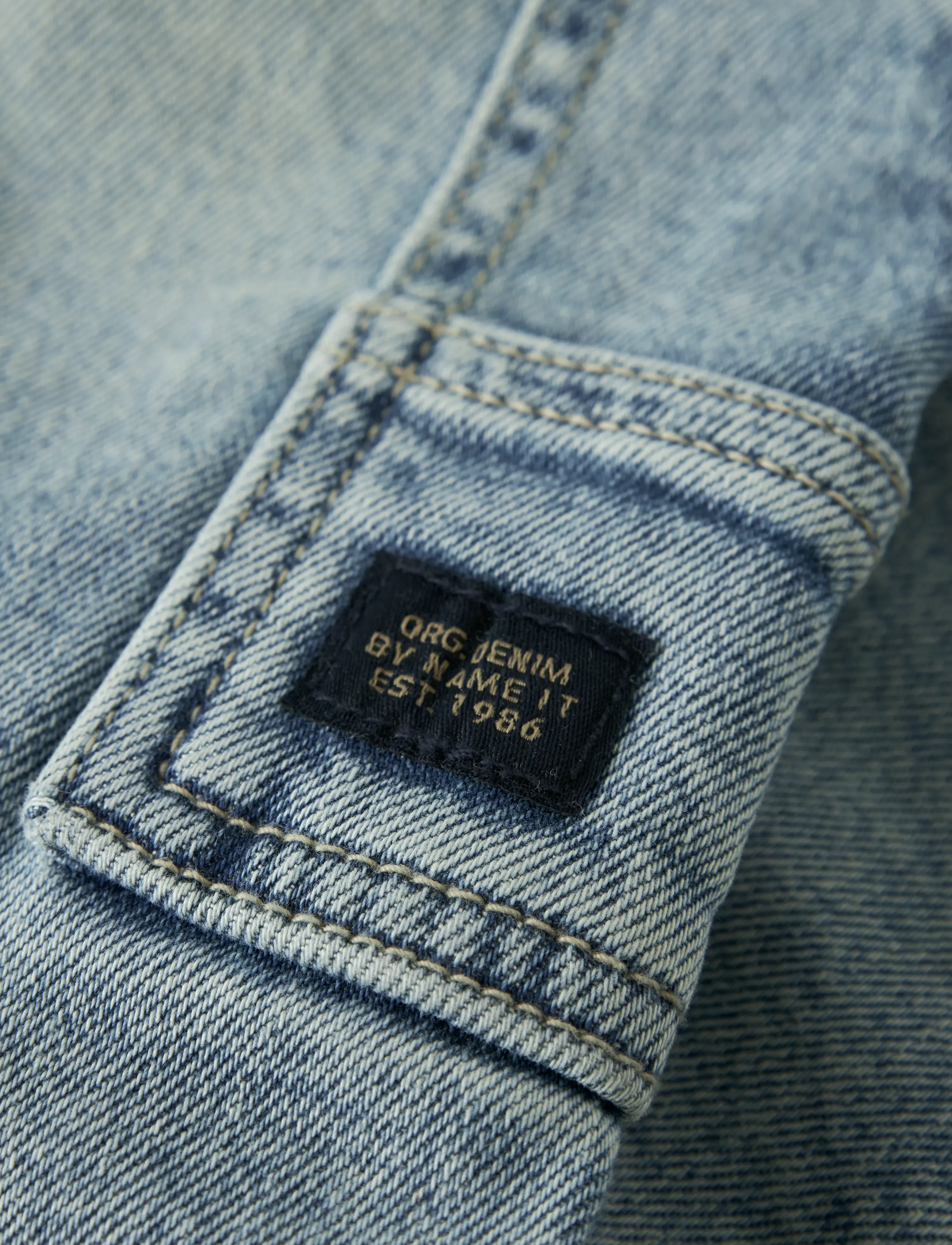 name it - NMMBEN TAPERED JEANS CARP 8940-BC NOOS - tapered jeans - vintage medium blue denim - 5