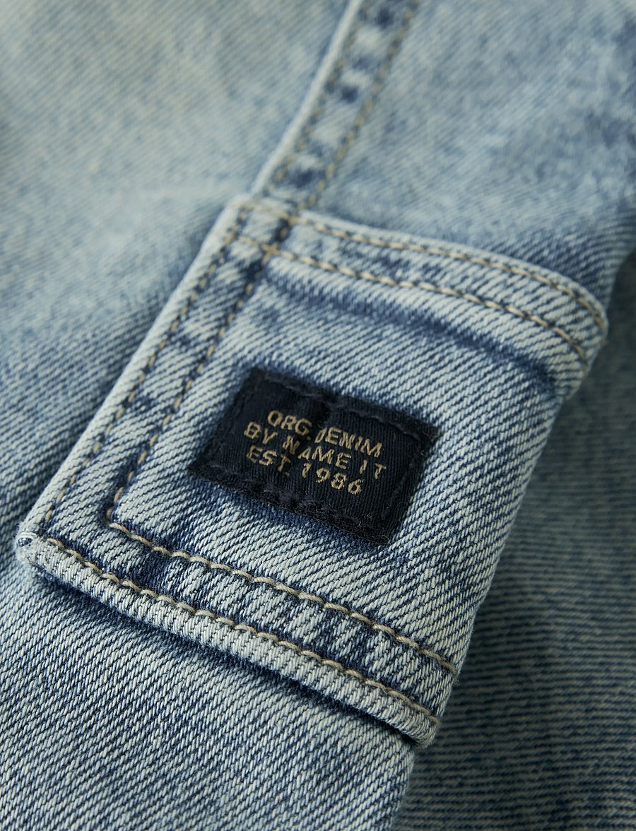 name it - NMMBEN TAPERED JEANS CARP 8940-BC NOOS - tapered jeans - vintage medium blue denim - 5