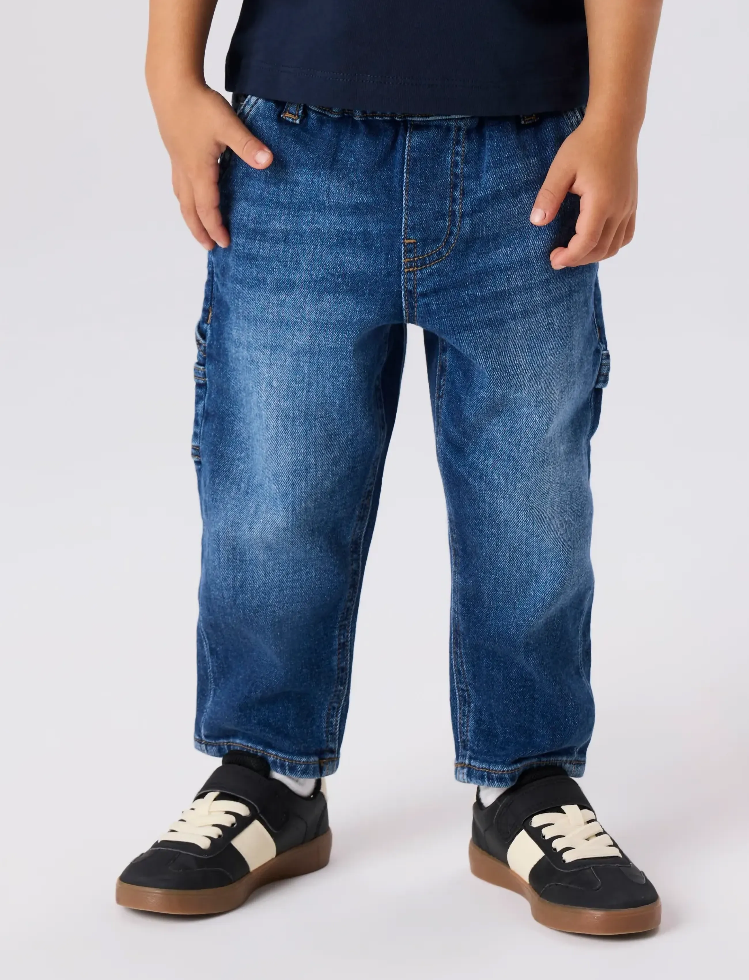 name it - NMMBEN TAPERED JEANS CARP 8940-BC NOOS - tapered jeans - dark blue denim - 3