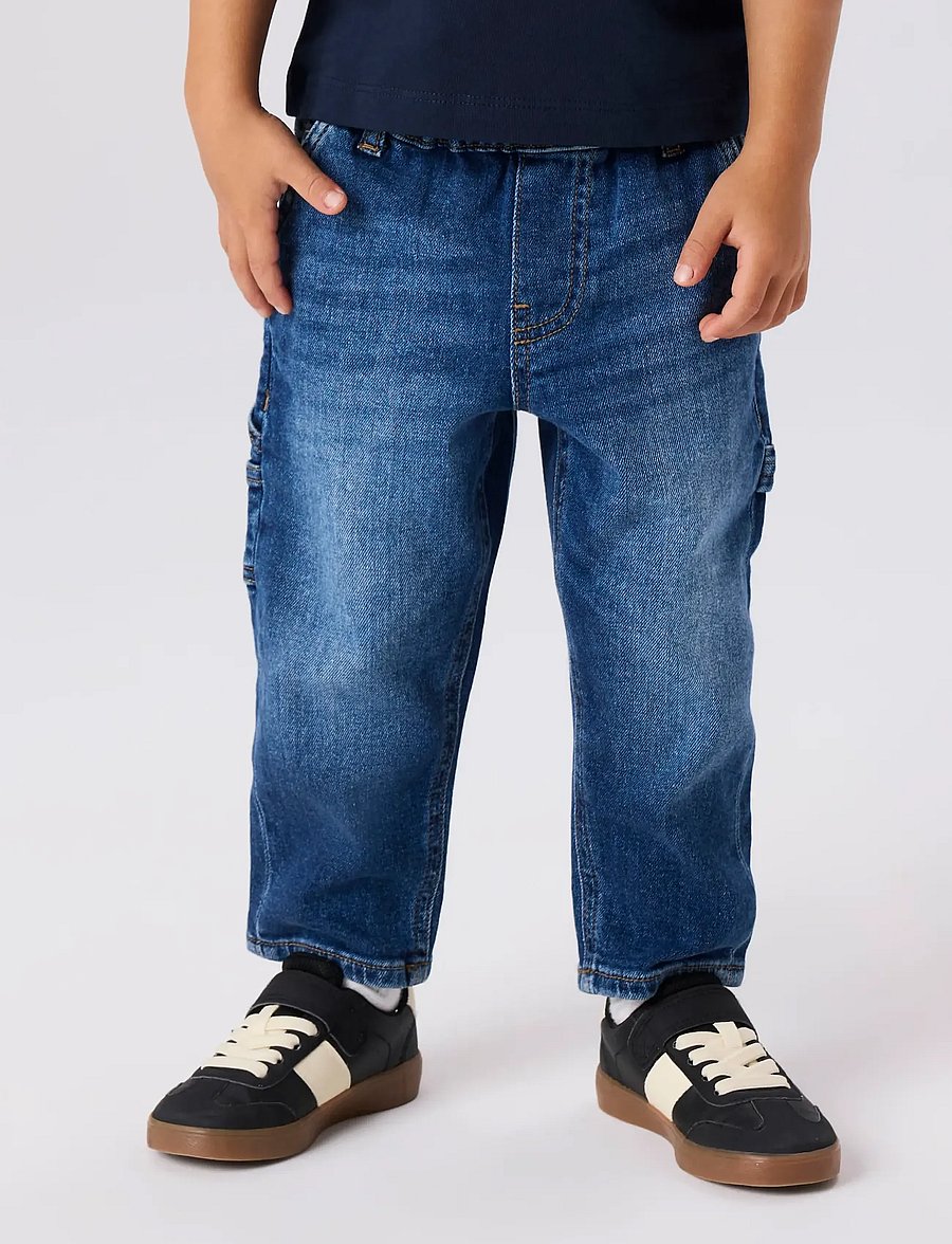 name it - NMMBEN TAPERED JEANS CARP 8940-BC NOOS - tapered jeans - dark blue denim - 3