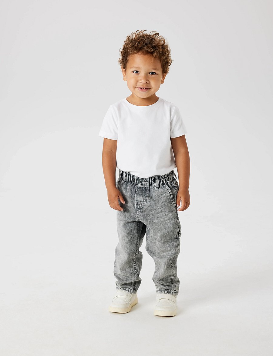 name it - NMMBEN TAPERED JEANS CARP 8940-BC NOOS - tapered jeans - medium grey denim - 0
