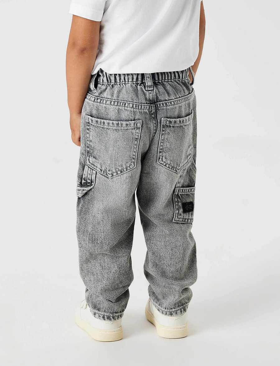 name it - NMMBEN TAPERED JEANS CARP 8940-BC NOOS - tapered jeans - medium grey denim - 3
