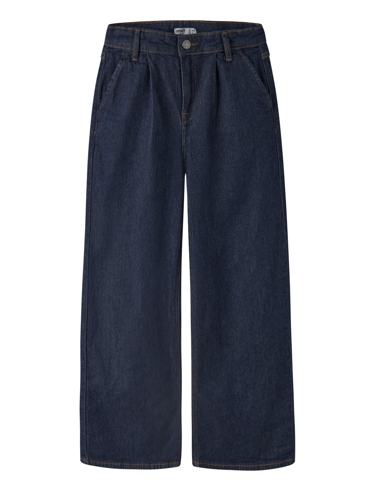 name it NKFBELLA WIDE HW PL JEANS 3020-XB NOOS - Shop by age - DARK BLUE DENIM / navy