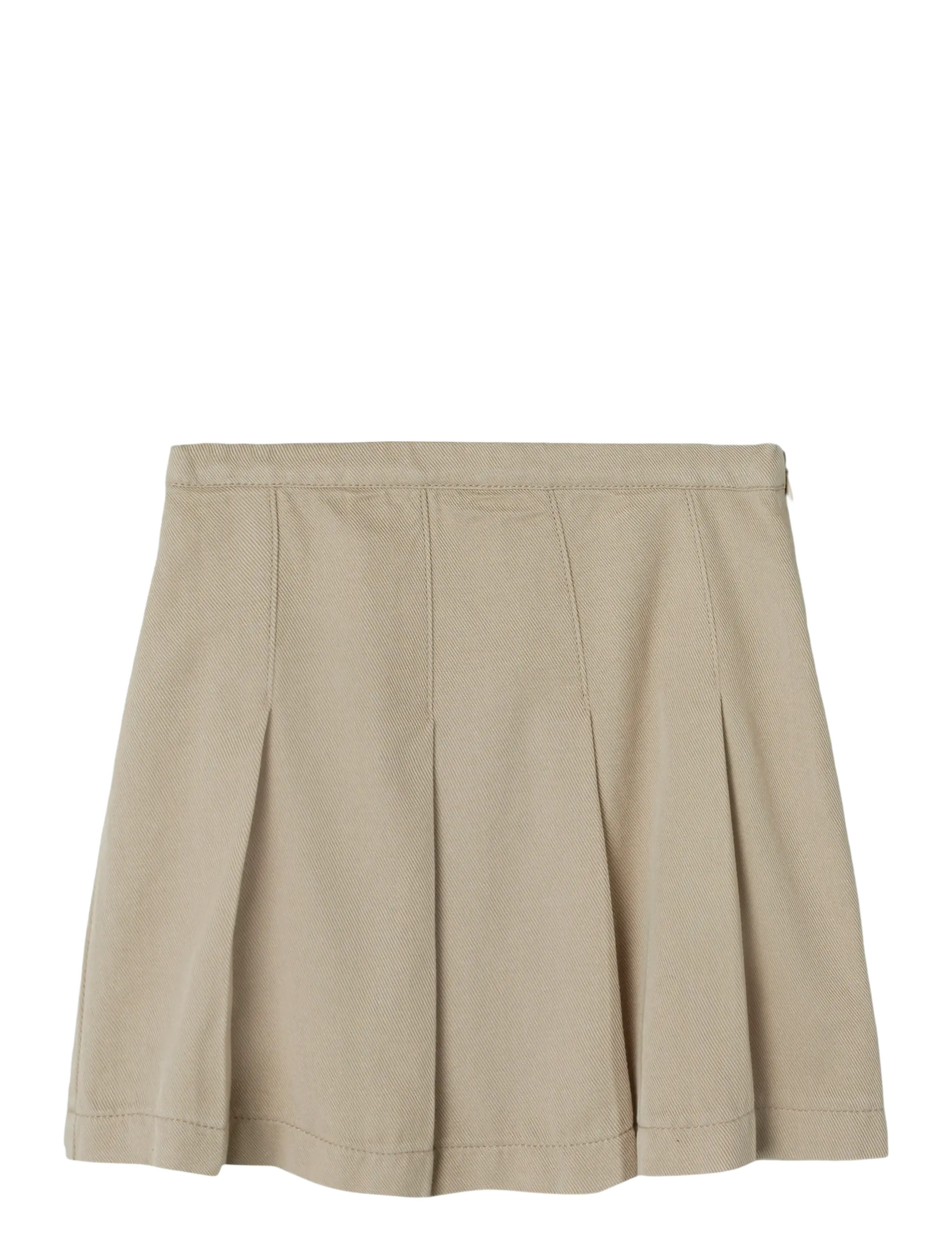 name it NKFRAYA SHORT PLEAT TWI SKIRT 1440-JY L - Riided - PEYOTE / beige