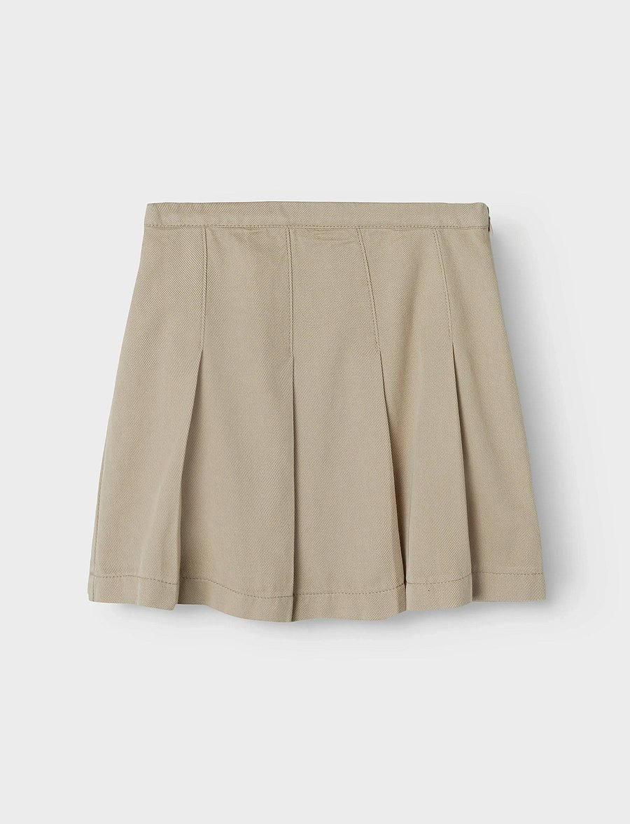 name it - NKFRAYA SHORT PLEAT TWI SKIRT 1440-JY L - korte nederdele - peyote - 2