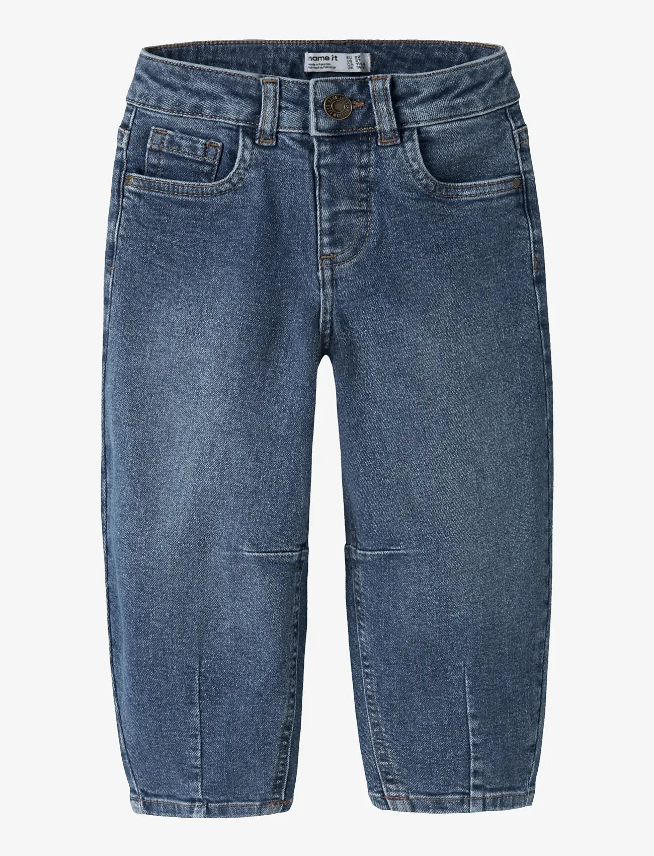 name it - NMFBELLA BALLOON JEANS 2441-SM NOOS - alt laienevad teksad - faded denim - 0