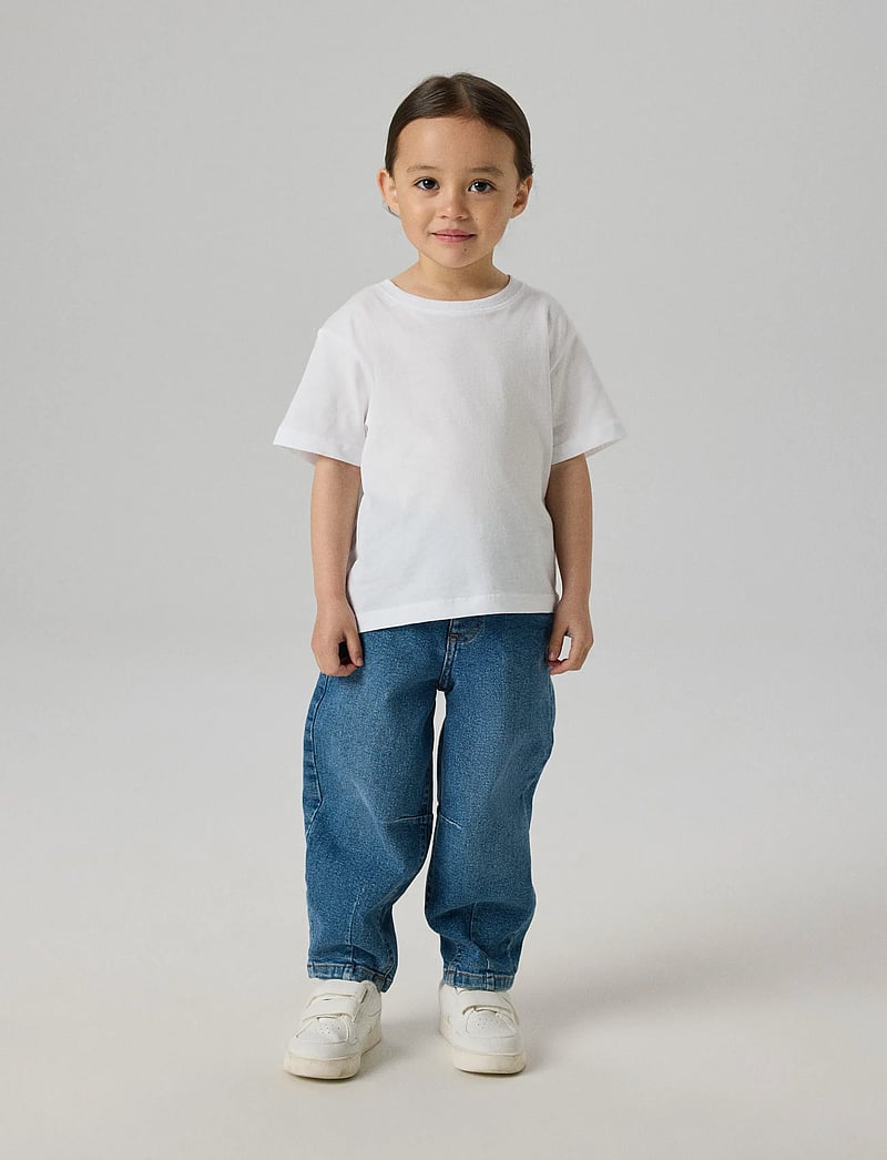 name it - NMFBELLA BALLOON JEANS 2441-SM NOOS - alt laienevad teksad - faded denim - 3