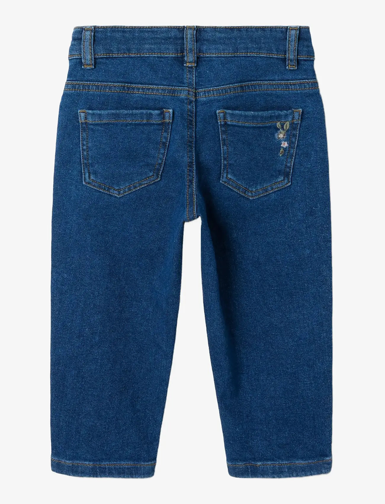 name it - NMFBELLA MOM EMB JEANS 1224-FR NOOS - loose jeans - dark blue denim - 1