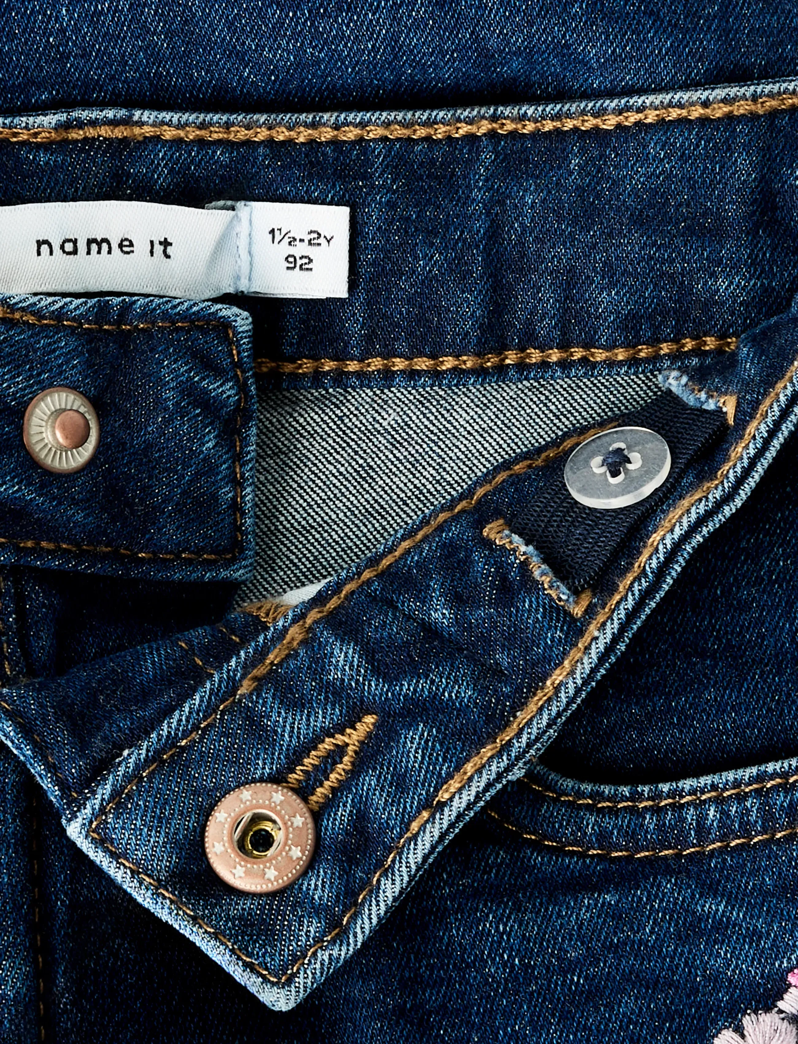 name it - NMFBELLA MOM EMB JEANS 1224-FR NOOS - loose jeans - denim blue - 3