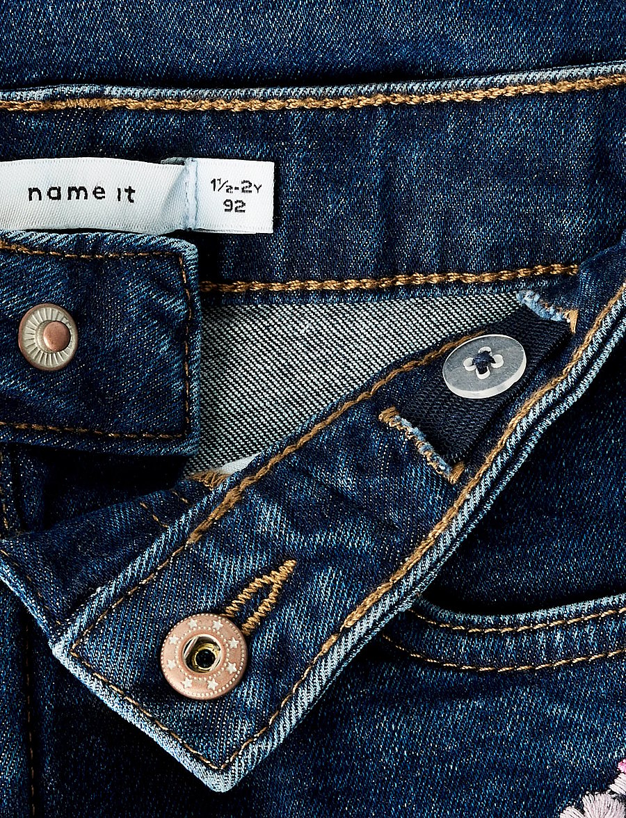 name it - NMFBELLA MOM EMB JEANS 1224-FR NOOS - loose jeans - denim blue - 3