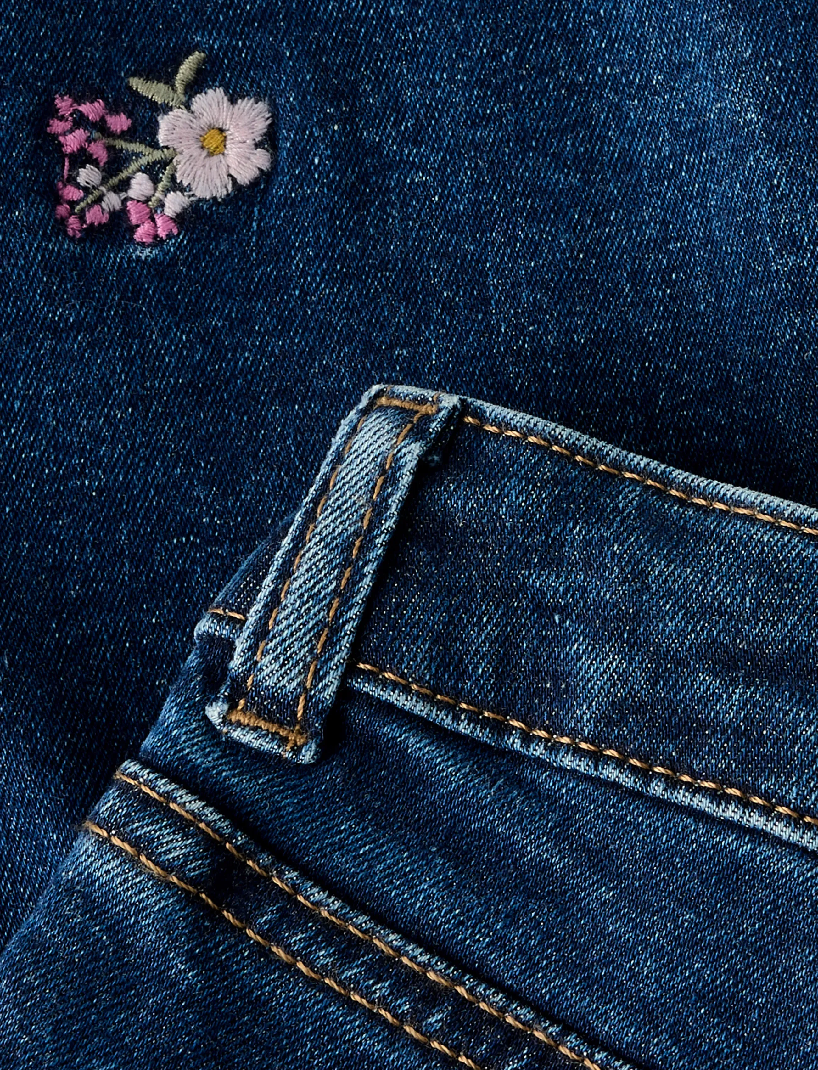 name it - NMFBELLA MOM EMB JEANS 1224-FR NOOS - loose jeans - denim blue - 4