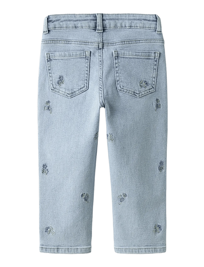 name it - NMFBELLA MOM EMB JEANS 1224-FR NOOS - loose jeans - light blue denim - 2