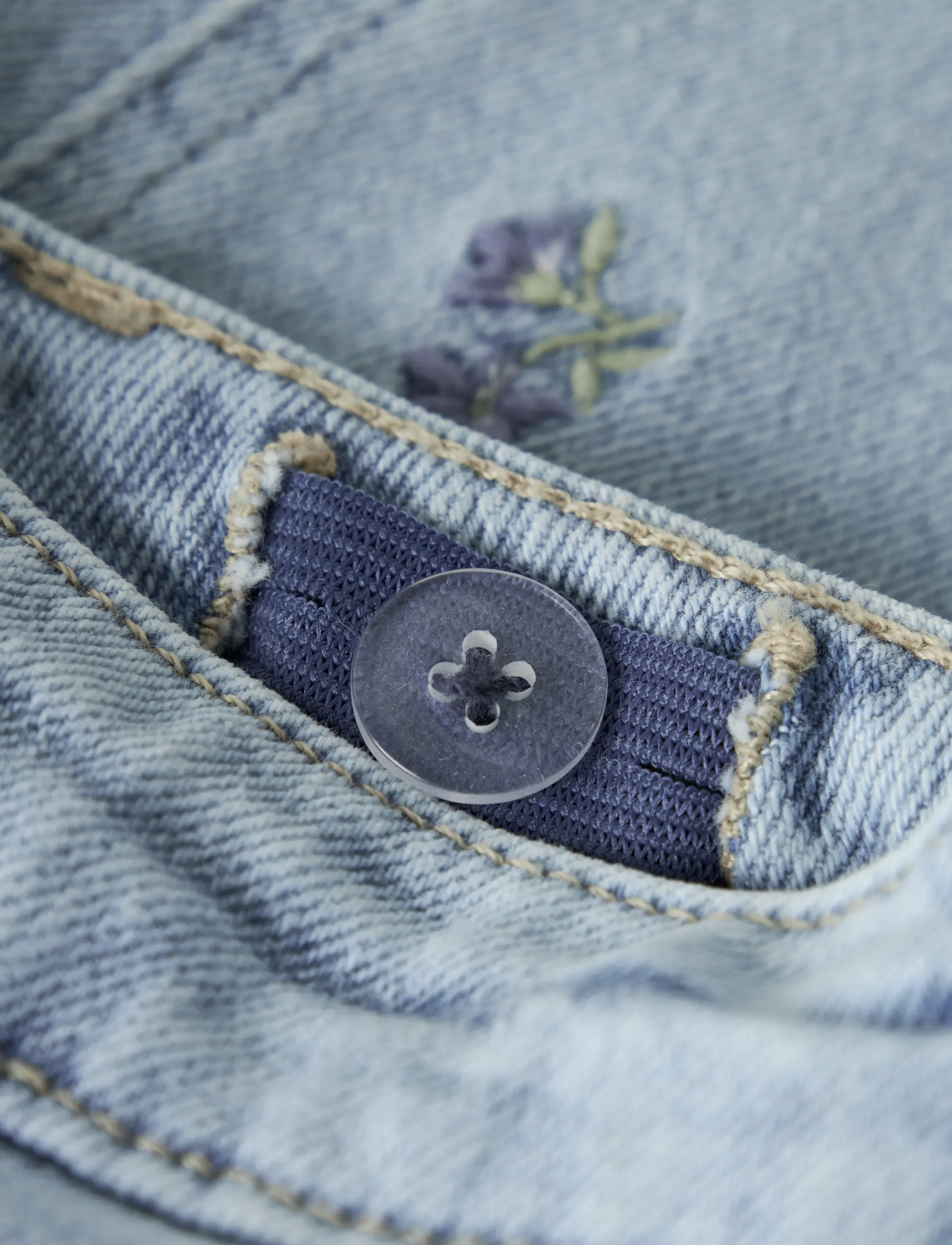 name it - NMFBELLA MOM EMB JEANS 1224-FR NOOS - loose jeans - light blue denim - 4